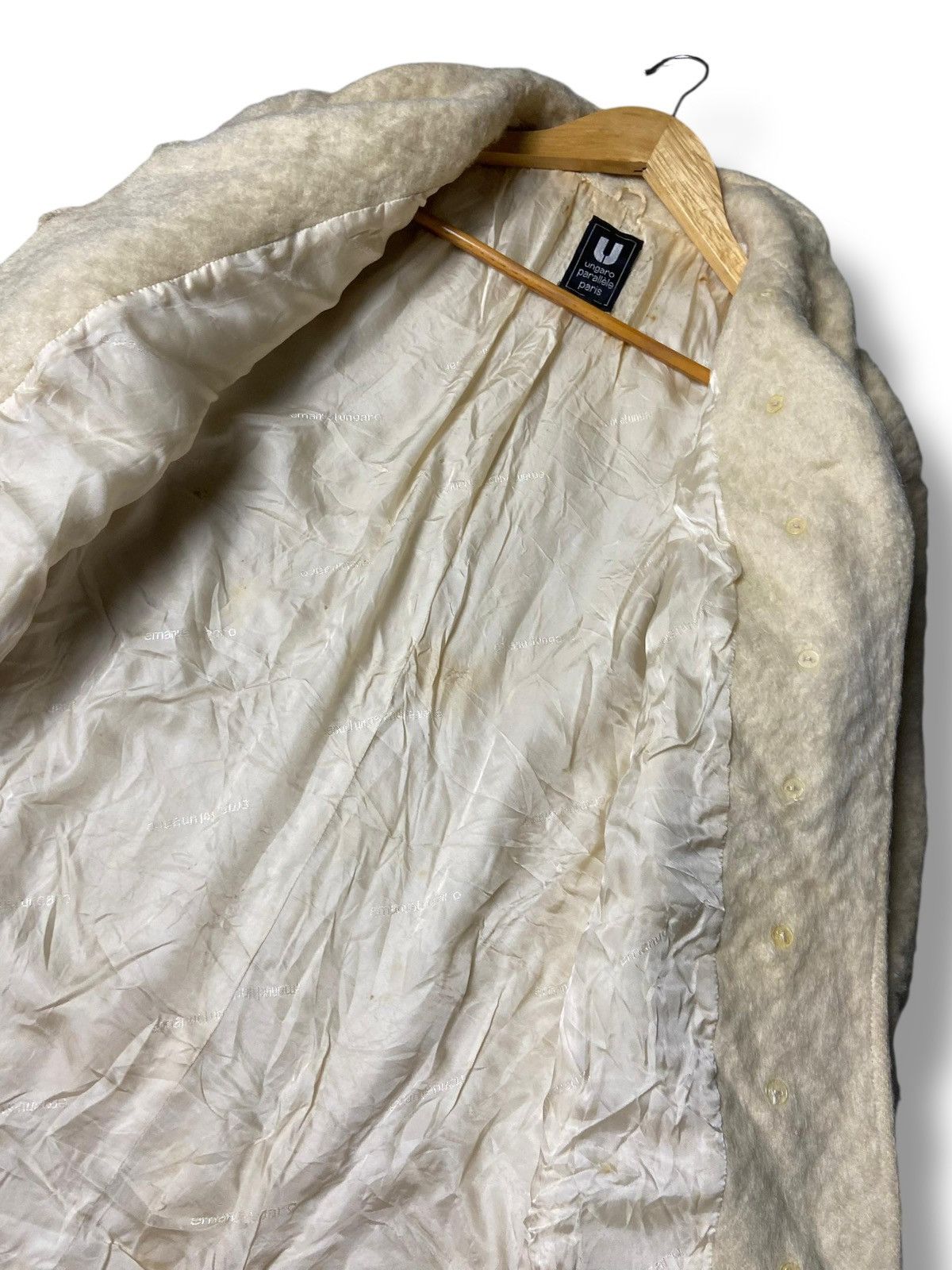 Emanuel Ungaro Vintage Emanuel Ungaro Parallel Mohair Blend Coat (160) Size M / US 6-8 / IT 42-44 - 2 Thumbnail