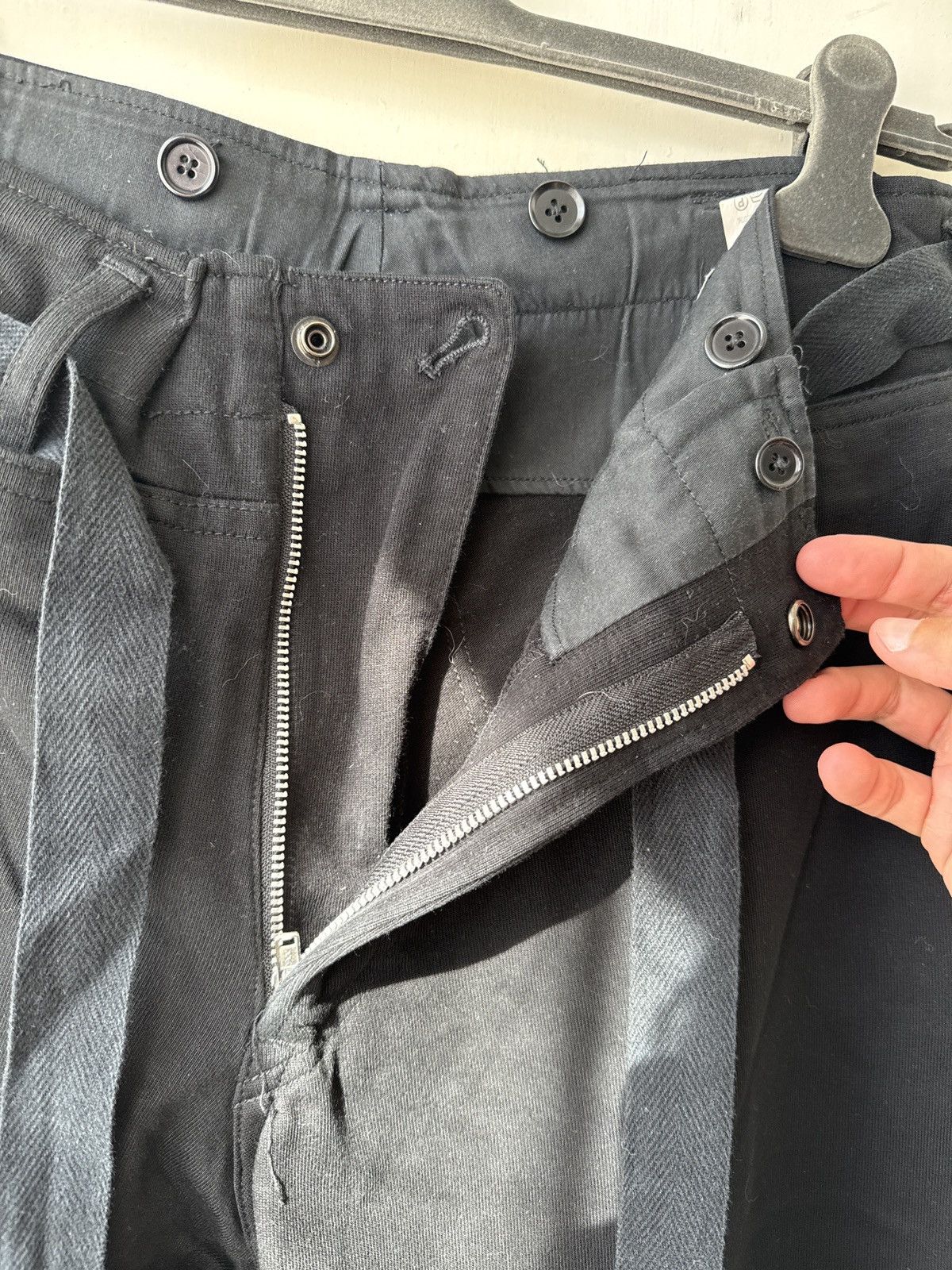 Yohji Yamamoto Yohji Yamamoto Pour Homme 100% cotton trousers Size US 33 - 4 Thumbnail