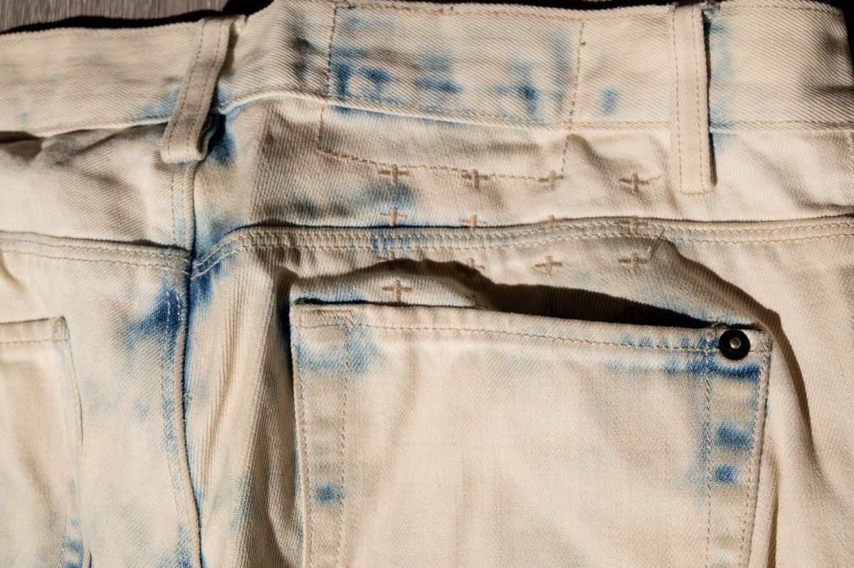 Ksubi Ksubi Pants White & Blue Dyed Size US 32 / EU 48 - 4 Thumbnail