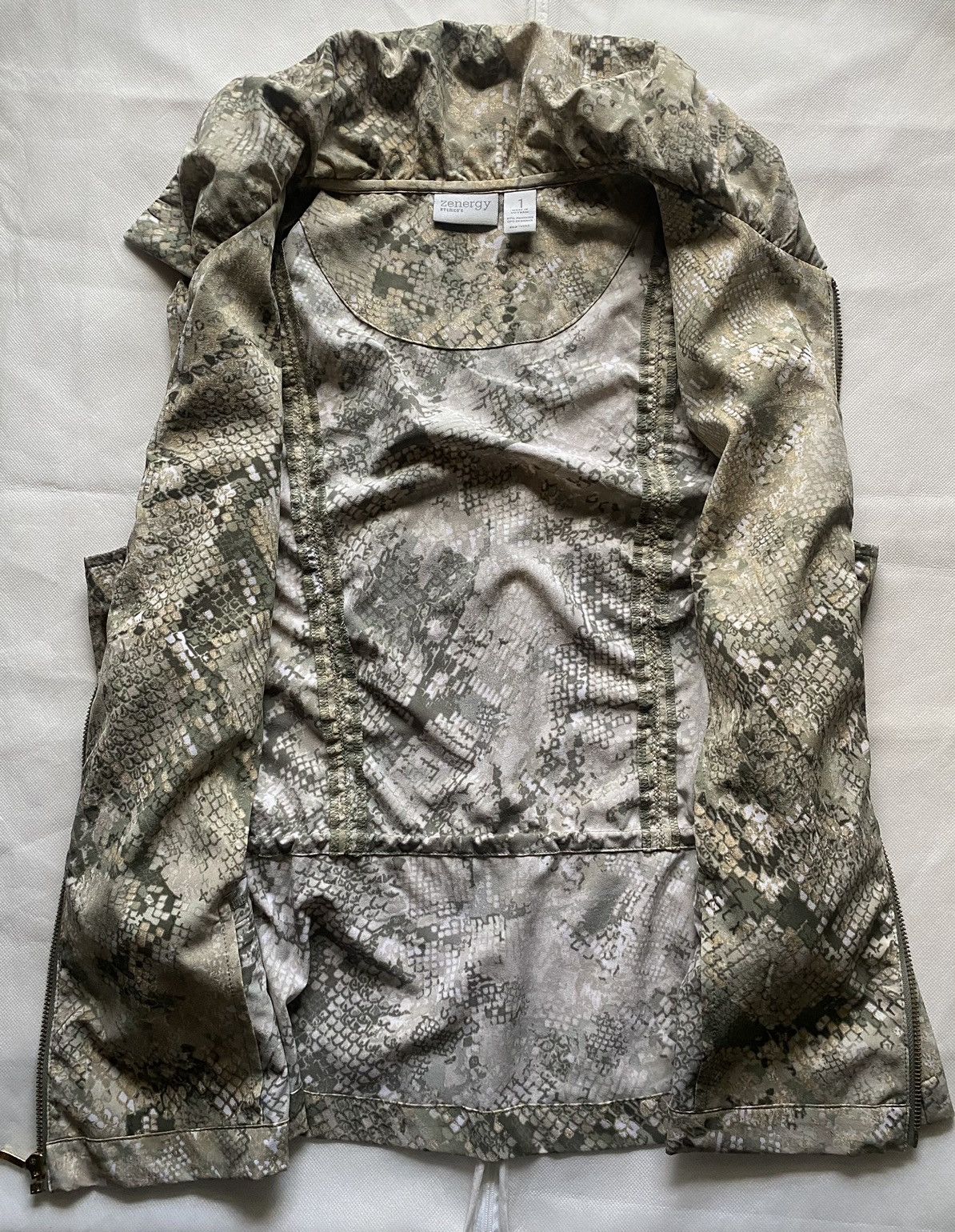 Chicos Zenergy x Chico’s Desert Camouflage lightweight vest 0 Size XS / US 0-2 / IT 36-38 - 10 Thumbnail