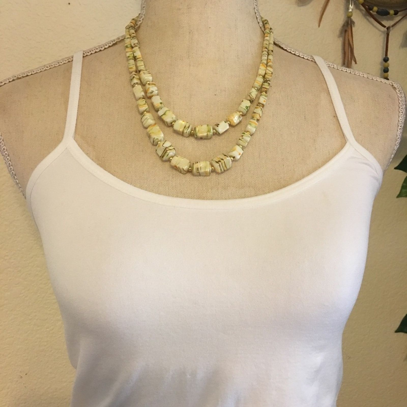Vintage Vintage 60s double strand graduated bead necklace Size ONE SIZE - 3 Thumbnail
