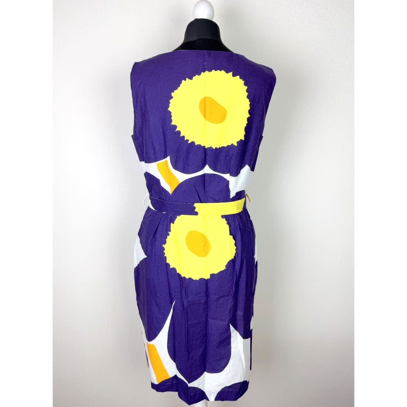 Marimekko Marimekko Orta-Unikko Dress Womens Yellow 38 Knee Length Multicoloured A-Line XS? Size XS / US 0-2 / IT 36-38 - 3 Thumbnail