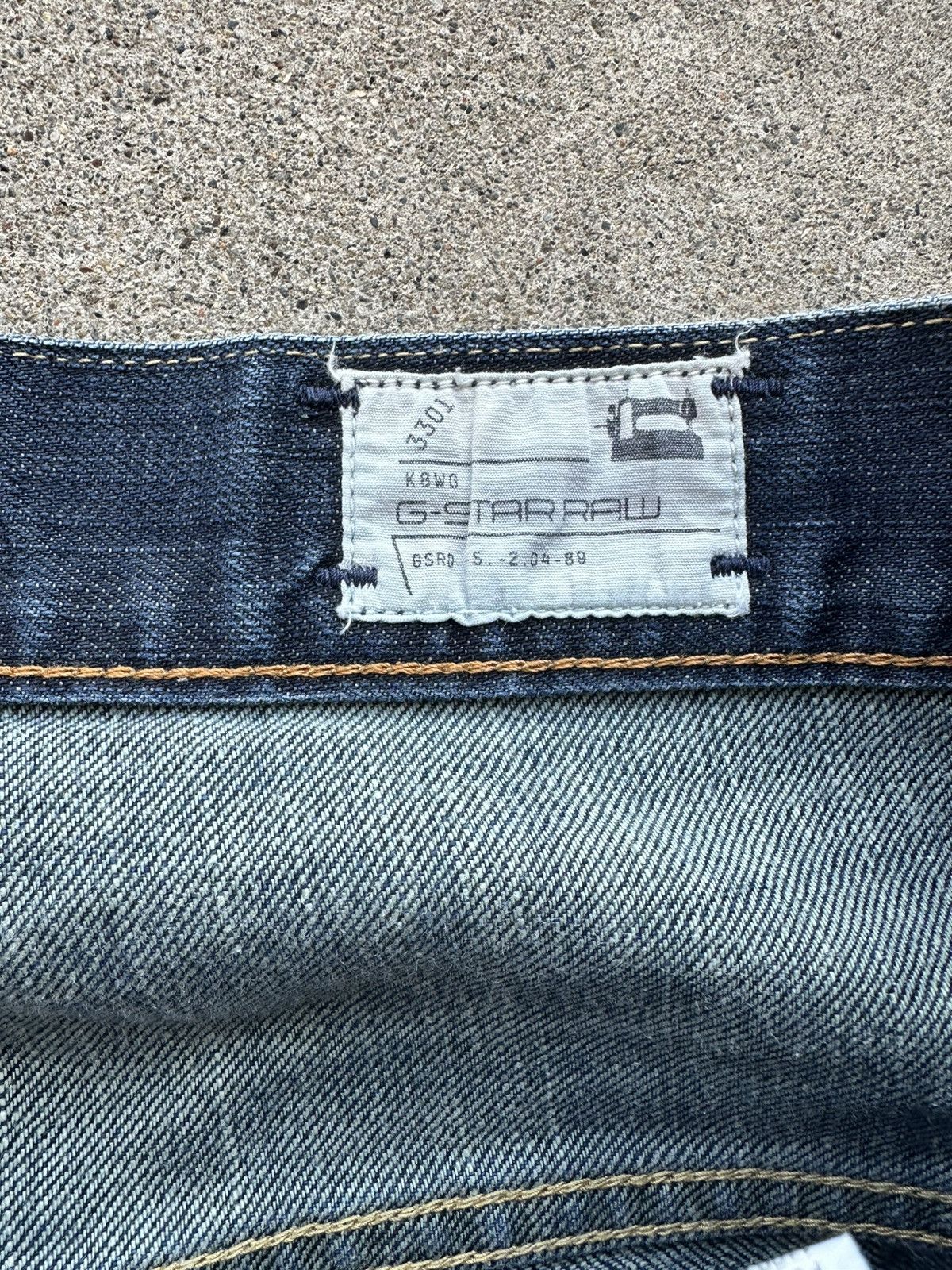 G-Star G Star Raw Denim Jeans Men Size 30x32 Straight Fit Dark Wash Size US 30 / EU 46 - 4 Thumbnail