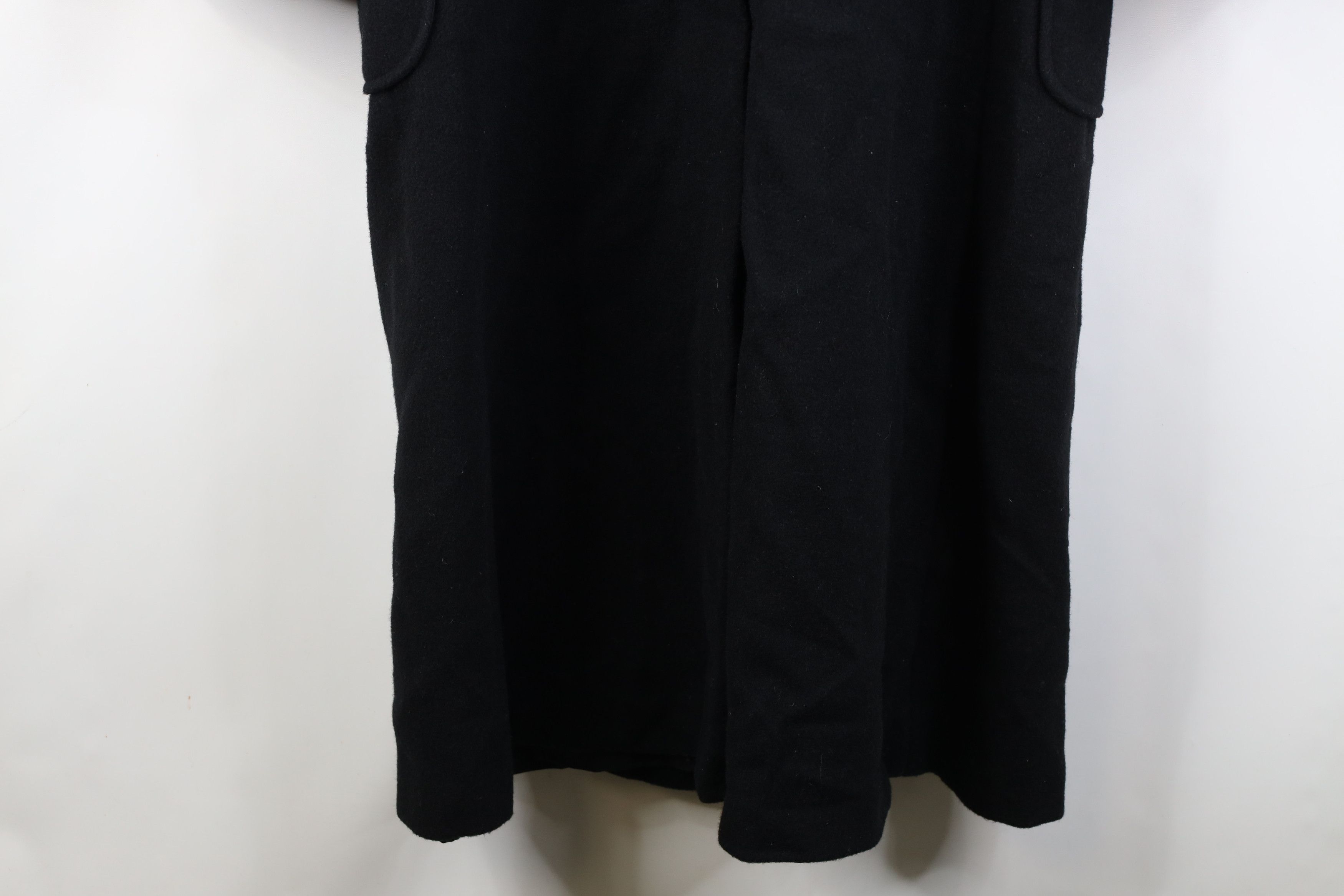 Vintage Vintage 80s 90s Streetwear Trench Coat Jacket Black USA Size L / US 10 / IT 46 - 16 Thumbnail