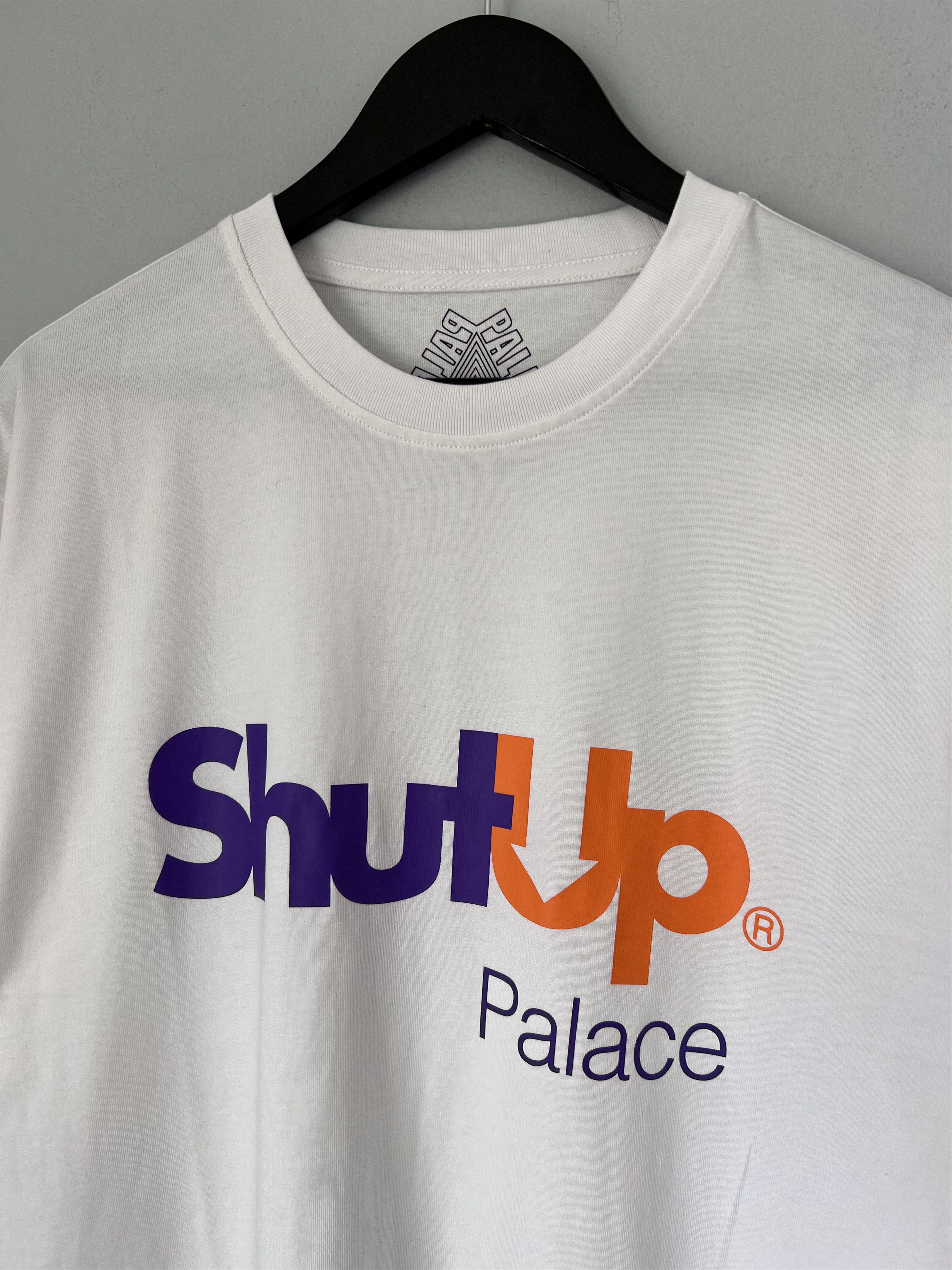 Palace Palace Skateboards Shut Up Tee in White Size US XL / EU 56 / 4 - 2 Thumbnail