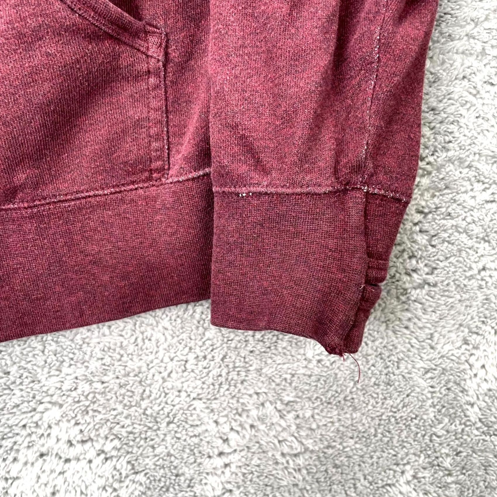 686 686 Hoodie Regular L Red Logo Knit Cotton Pockets Zip Full Zip Mens Size US L / EU 52-54 / 3 - 3 Thumbnail