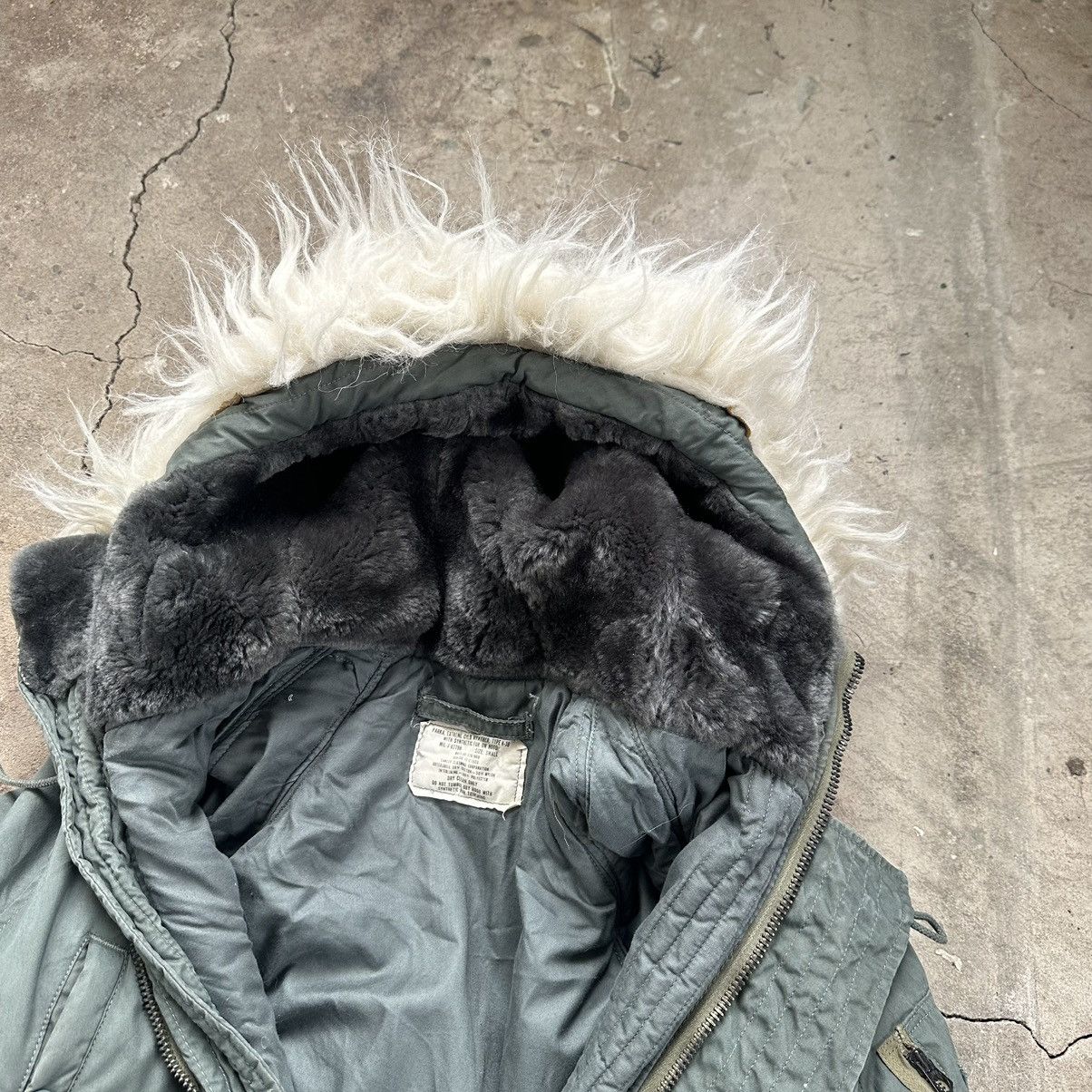 Vintage Vintage Military Parka N-3B Sherpa Hood Flight Jacket USAF Size US S / EU 44-46 / 1 - 10 Thumbnail
