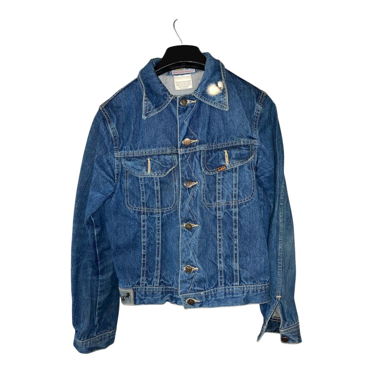 Other Vintage Unisex Lois Jean Blue Denim Jacket Made Spain XSmall Size XS / US 0-2 / IT 36-38 - 4 Thumbnail