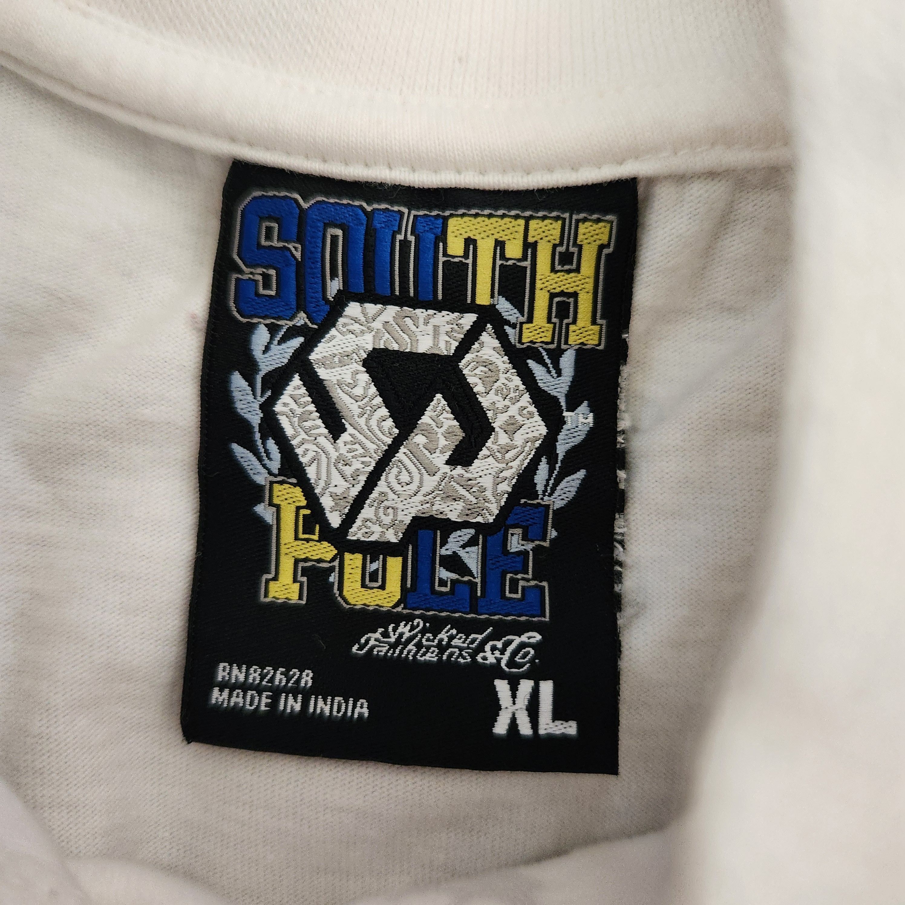 Southpole South Pole mens xl white y2k t-shirt gangster grafitti Size US XL / EU 56 / 4 - 5 Thumbnail