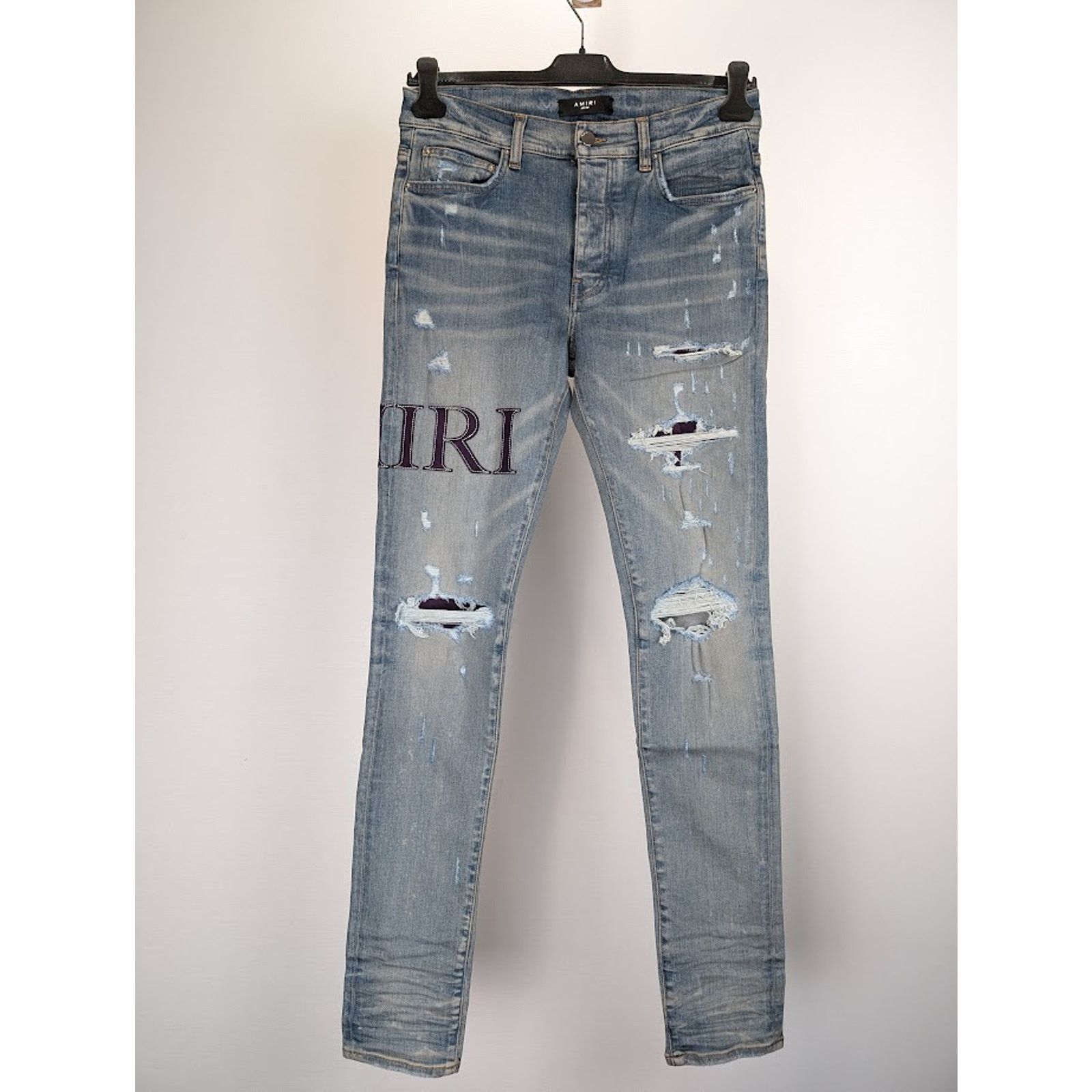 o1rshd1 Serif Logo Jeans in Clay Indigo