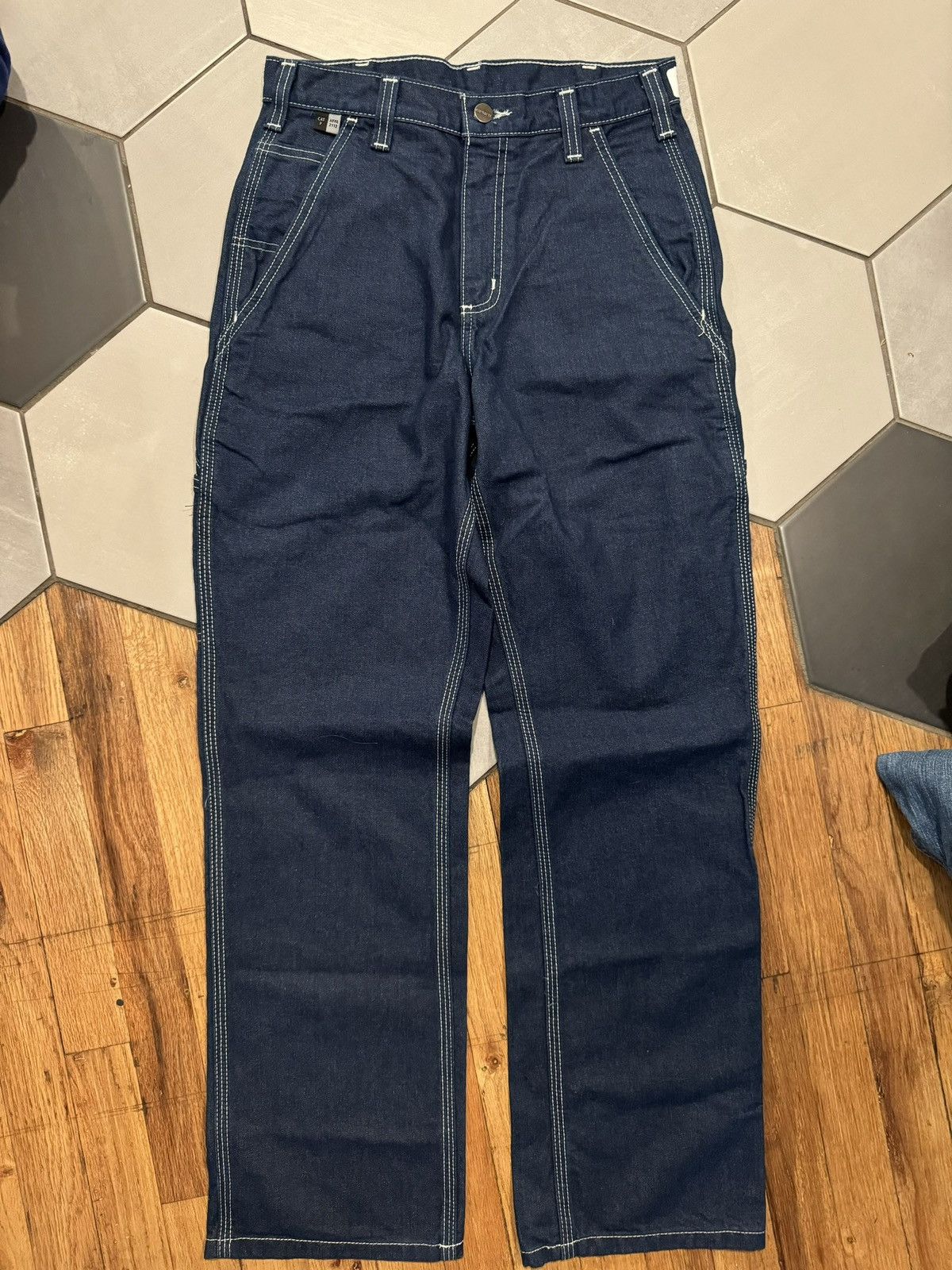 Carhartt Carhartt Flame Resistant Signature Denim 2112 Cat 2 28x30 Size US 28 / EU 44 - 3 Thumbnail