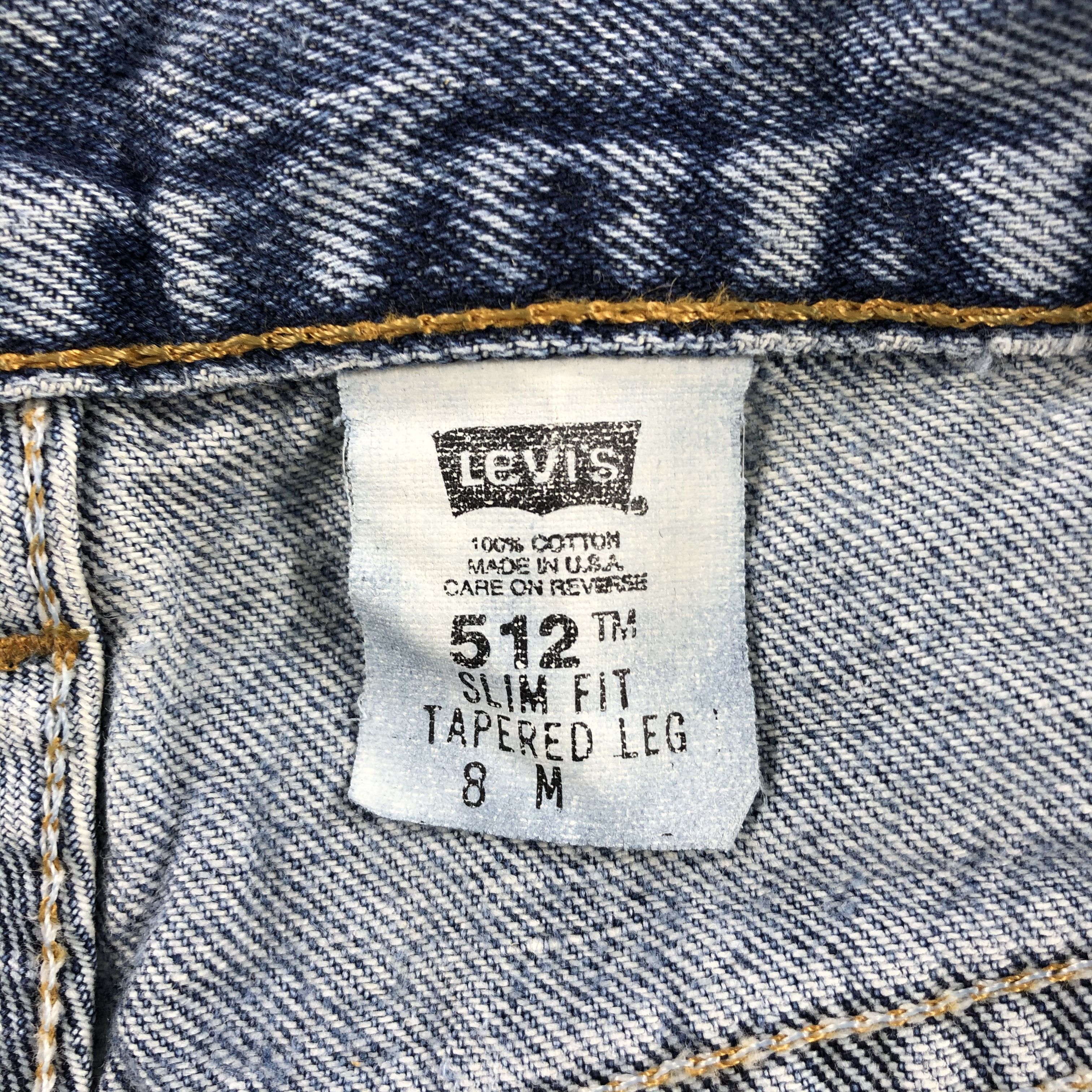 Levi's Vintage 90s Blue Wash Levis 512 Jeans-J2017 Size US 28 / EU 44 - 13 Thumbnail