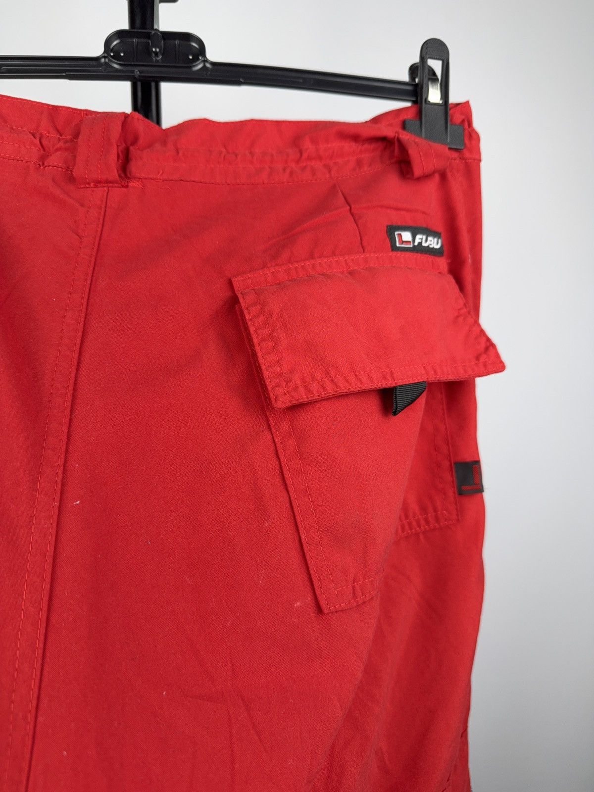 Fubu Vintage SK8 FUBU Red Cargo Capri Pants Y2K Hip Hop 🔥 M sz Size US 34 / EU 50 - 14 Thumbnail