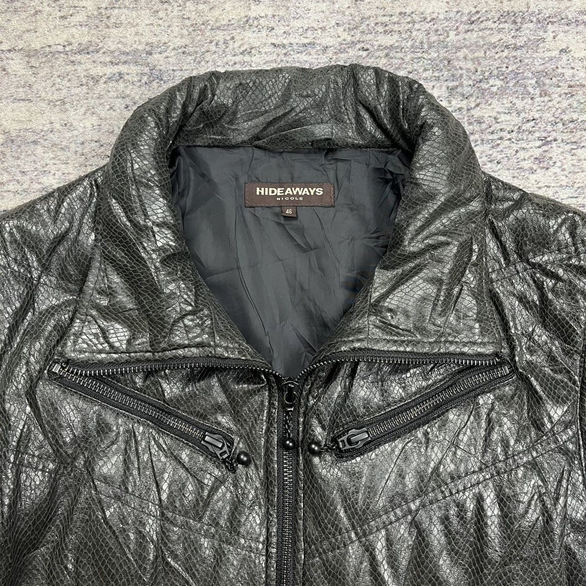 HIDEAWAYS Hideaways snake skin effect riders jacket vkei l.g.b style Size US S / EU 44-46 / 1 - 6 Thumbnail