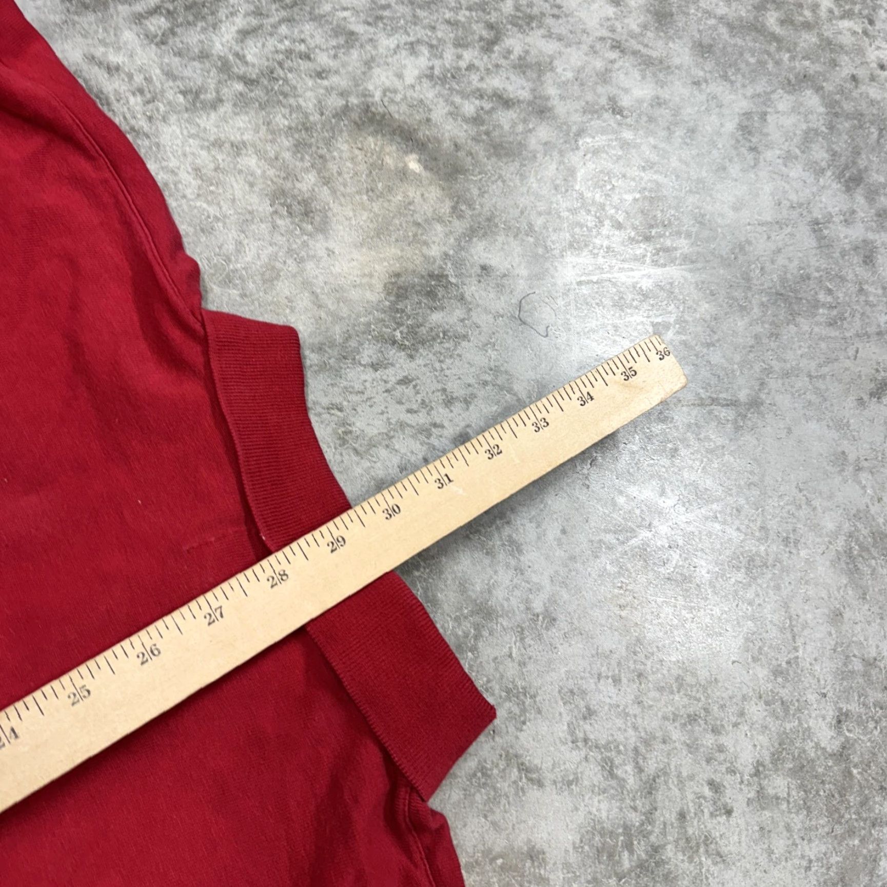 Gap Gap Polo Shirt Mens Small Red Long Sleeve 100% Cotton Knit Solid Casual S Mens Red Polo Shirt Size US S / EU 44-46 / 1 - 7 Thumbnail