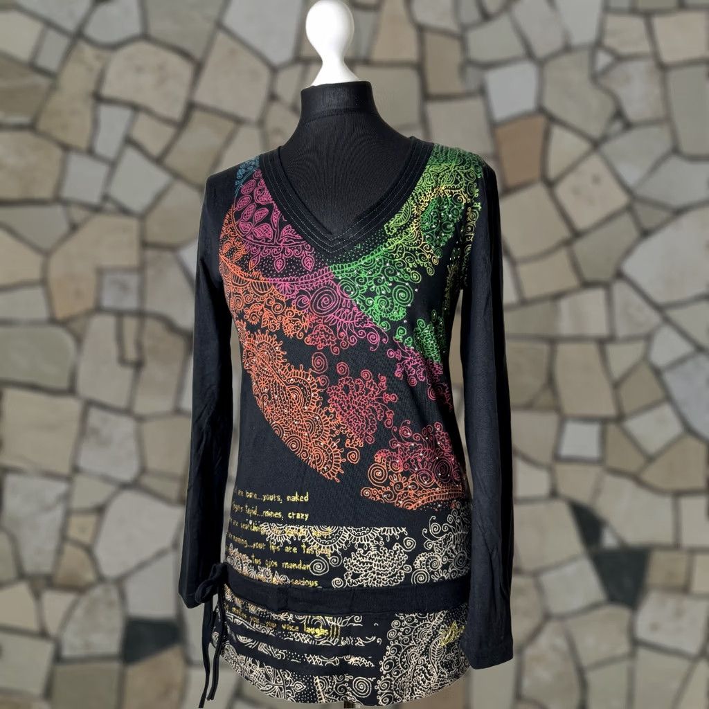 Desigual Desigual womens black Tunic Shirt Size M Size M / US 6-8 / IT 42-44 - 1 Thumbnail