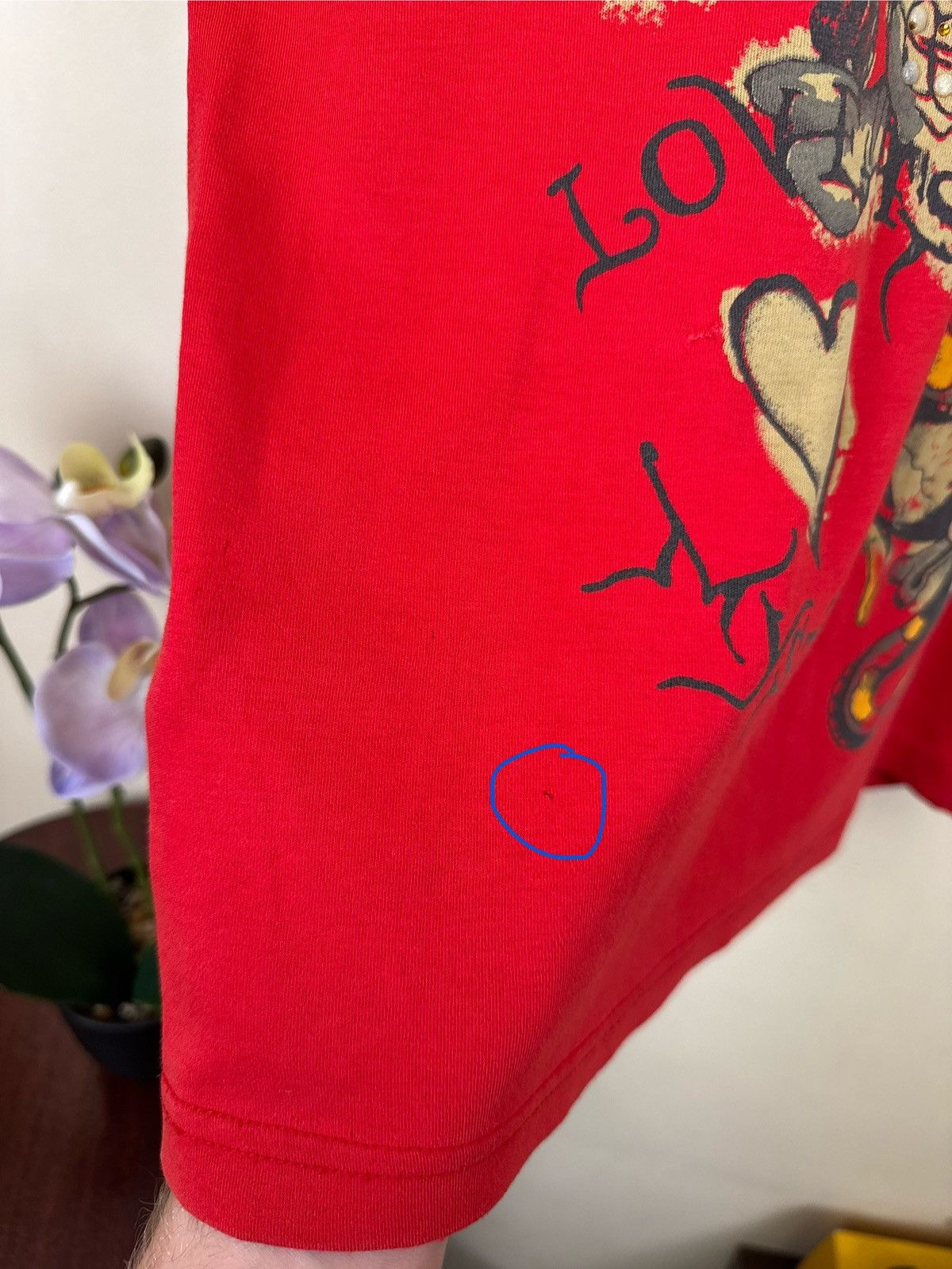 Ed Hardy Vintage Ed Hardy T shirt Women Top Heart Red Tattoo Sz S Y2K Size S / US 4 / IT 40 - 13 Thumbnail