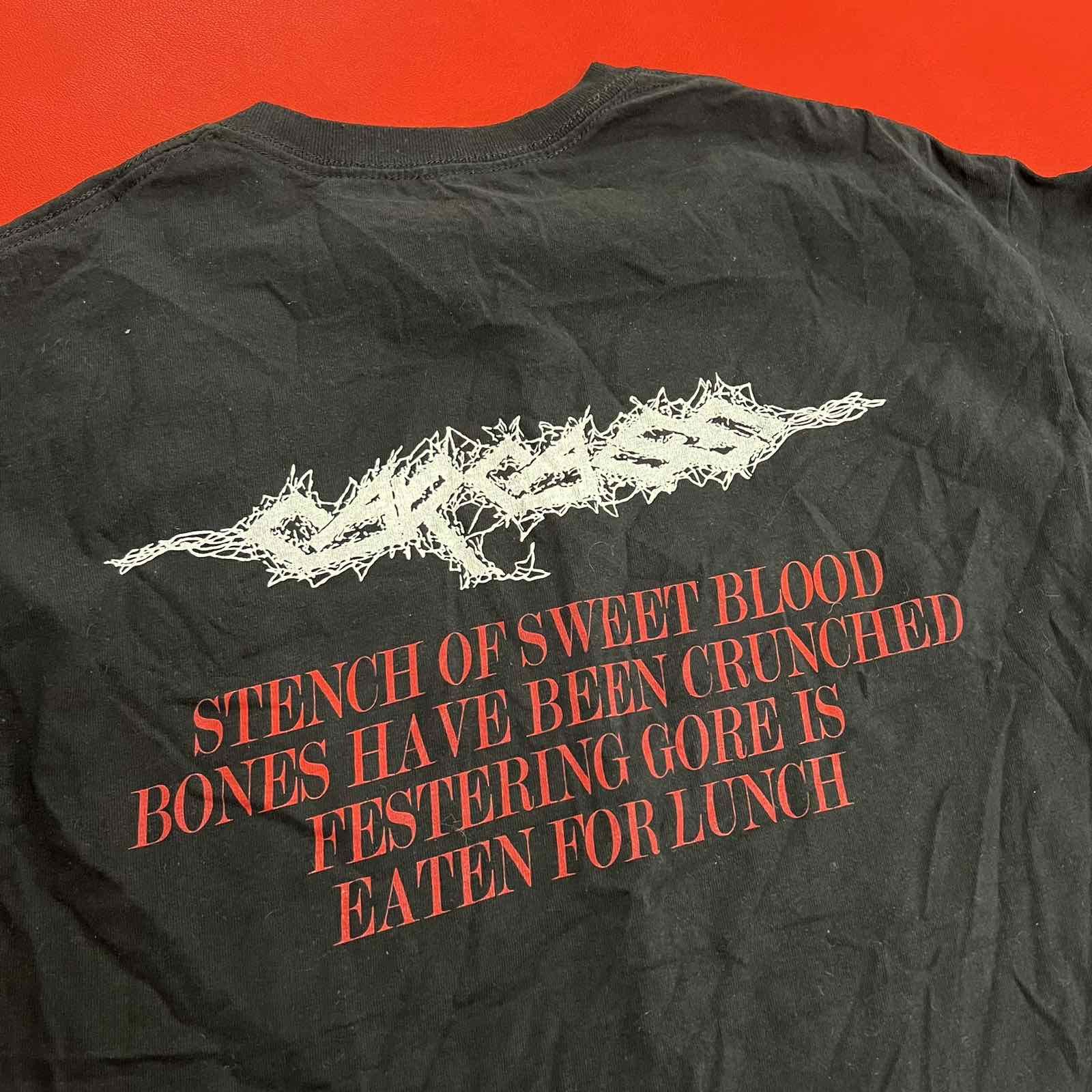 Band Tees Carcass Artwork Drawing Metal Band Tee (G-29) Size US M / EU 48-50 / 2 - 4 Thumbnail
