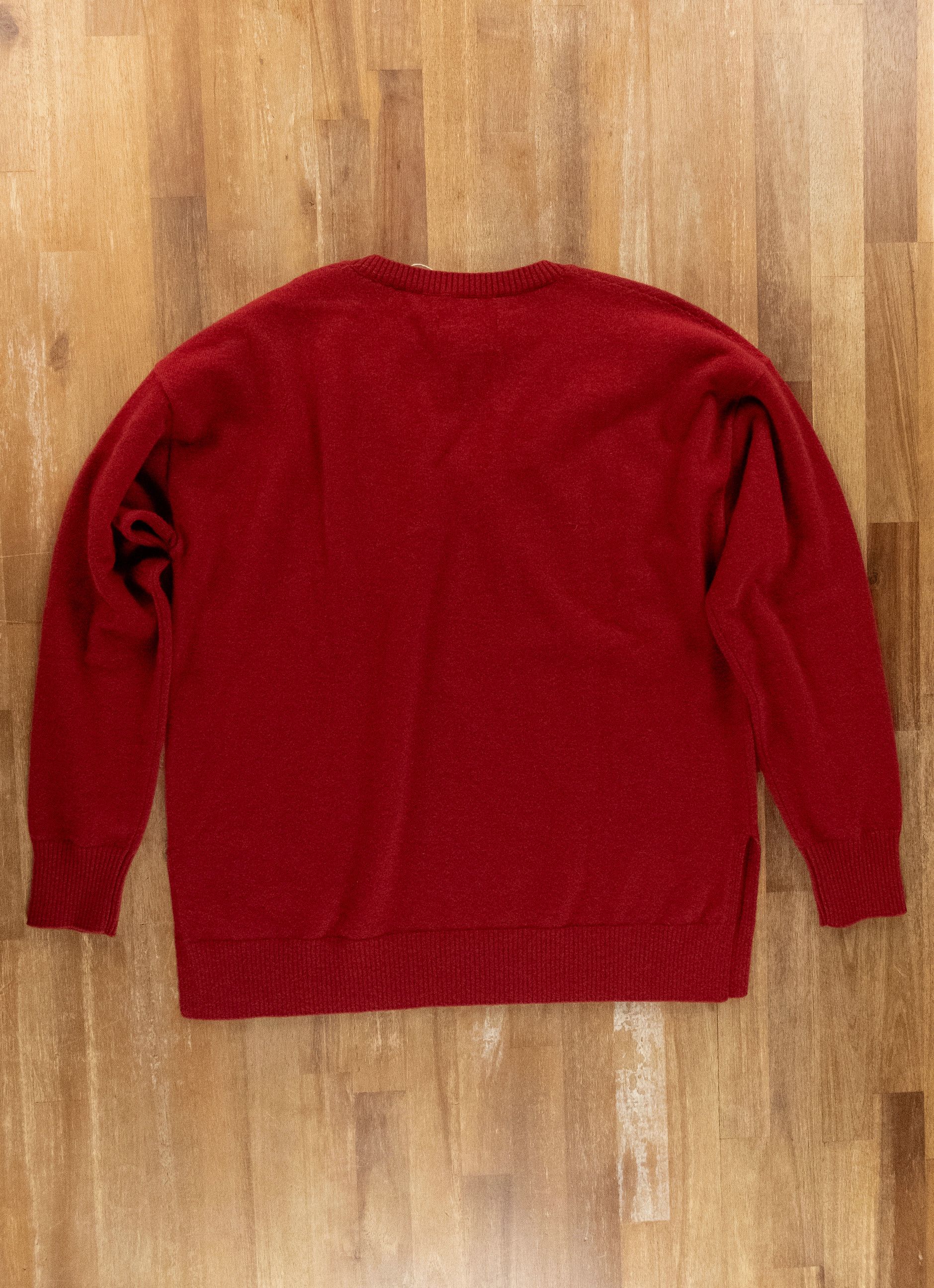 Other FALCONERI red cashmere v-neck side slit sweater Medium Size M / US 6-8 / IT 42-44 - 7 Thumbnail