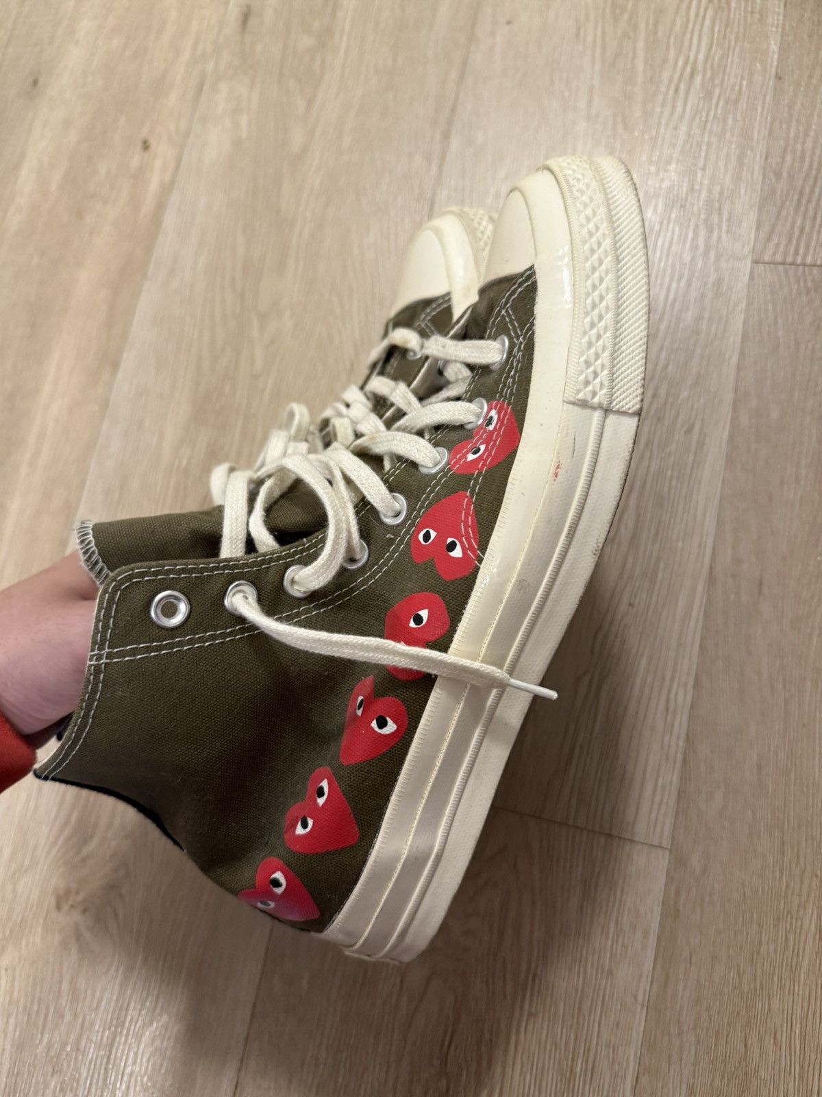 Comme des Garcons PLAY × Converse Converse comme des garcons Size US 9 / EU 42 - 5 Thumbnail