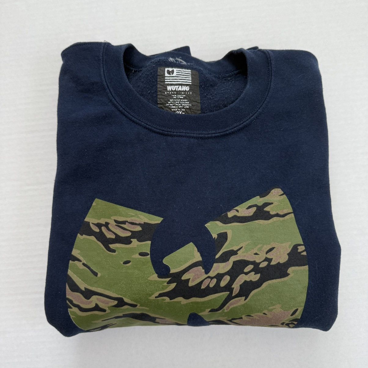 Wu-Tang Clan 🔴Wu-Tang Sweater Size XL Camouflage WuTang Crewneck Killarmy Size US XXL / EU 58 / 5 - 11 Thumbnail