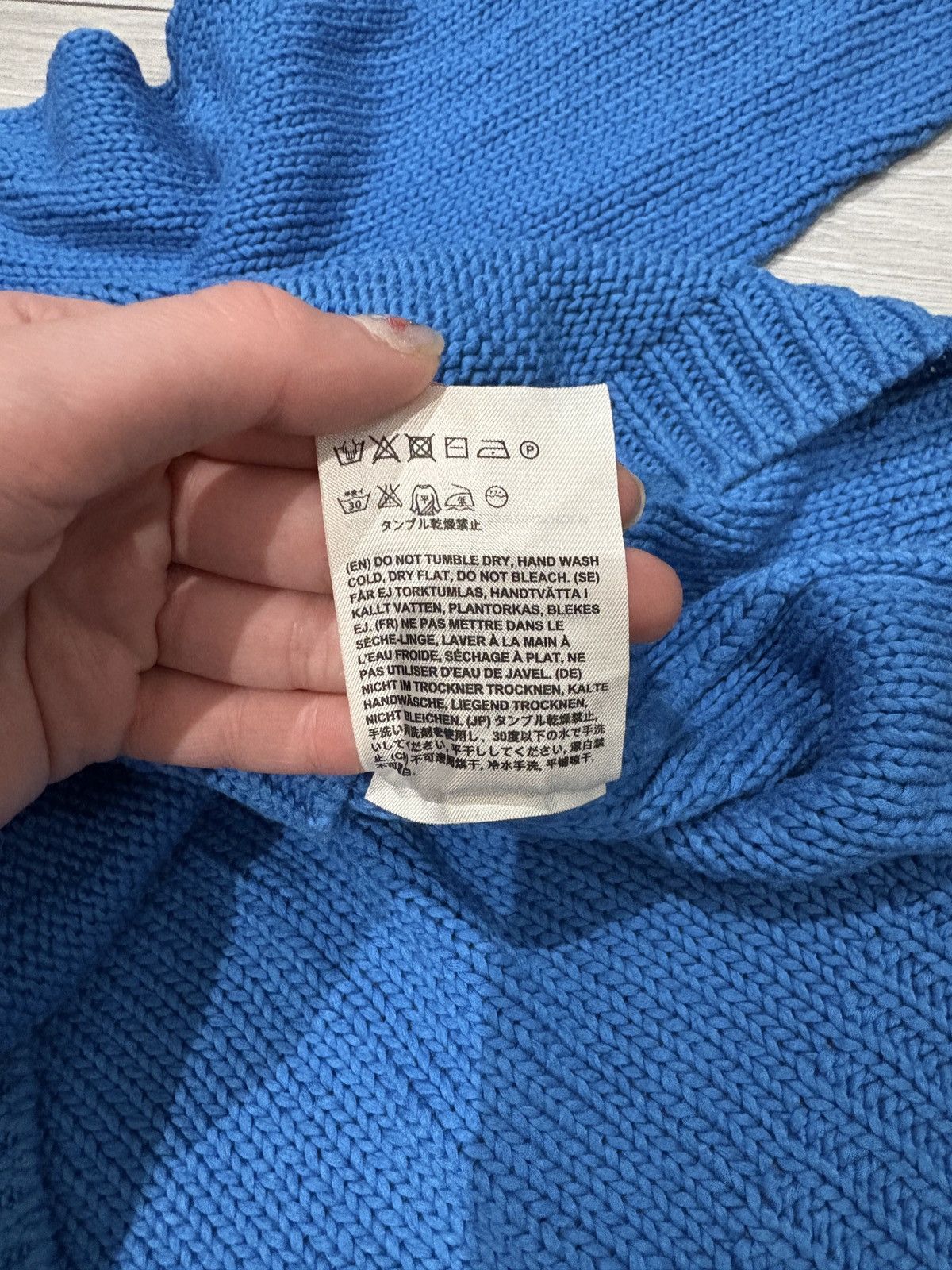 Acne Studios Acne Studios knit blue shorter sleeves Size S / US 4 / IT 40 - 6 Thumbnail