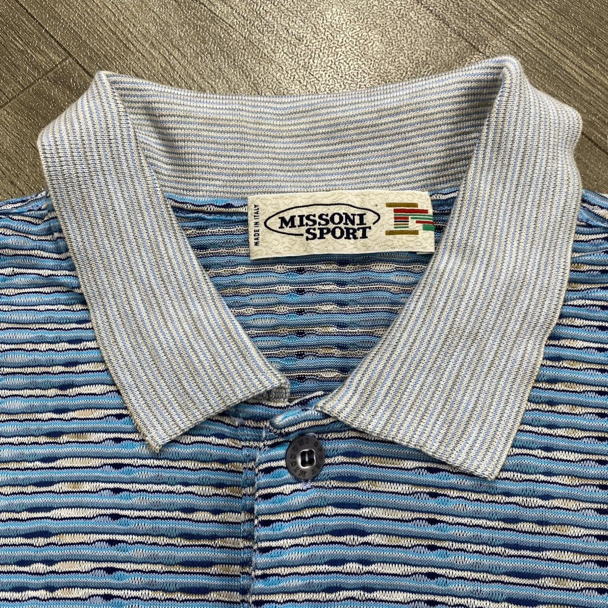 Missoni Vintage Missoni Sport 3D Coogi Polo Shirt Italian Designer Size US M / EU 48-50 / 2 - 4 Thumbnail