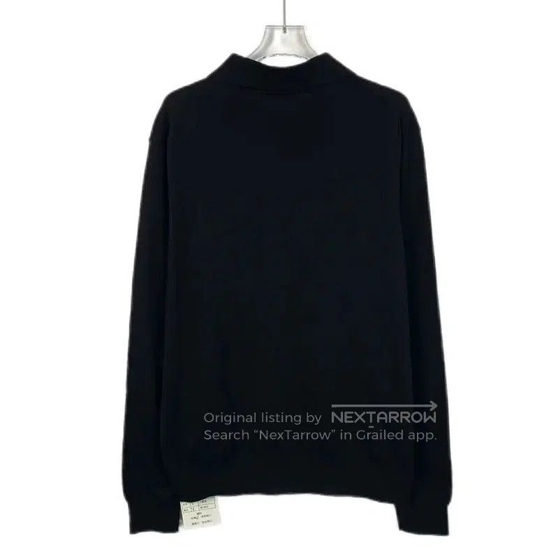 Prada Prada Black Cotton Knit Long Sleeve Shirt. Size US L / EU 52-54 / 3 - 2 Thumbnail
