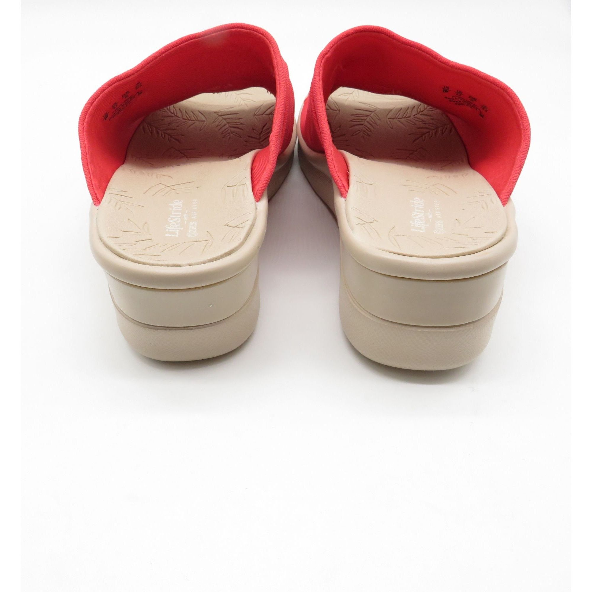 Other LifeStride Womens Smile 3 Coral Pink Fabric Upper Open-Toe S Size US 9.5 / IT 39.5 - 6 Thumbnail