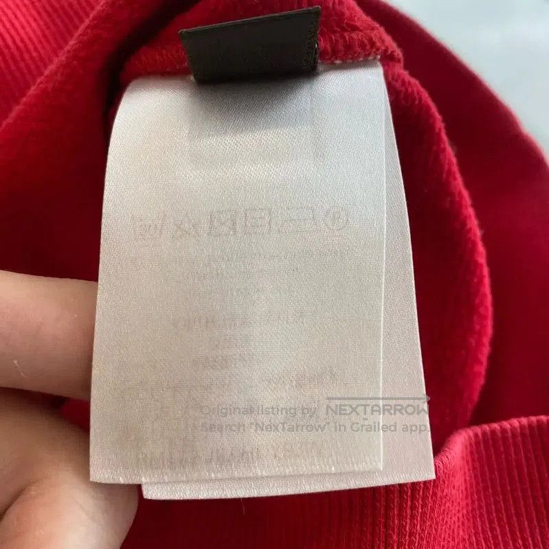Louis Vuitton Louis Vuitton Red Cotton Men's Hoodie . Size US XS / EU 42 / 0 - 5 Thumbnail
