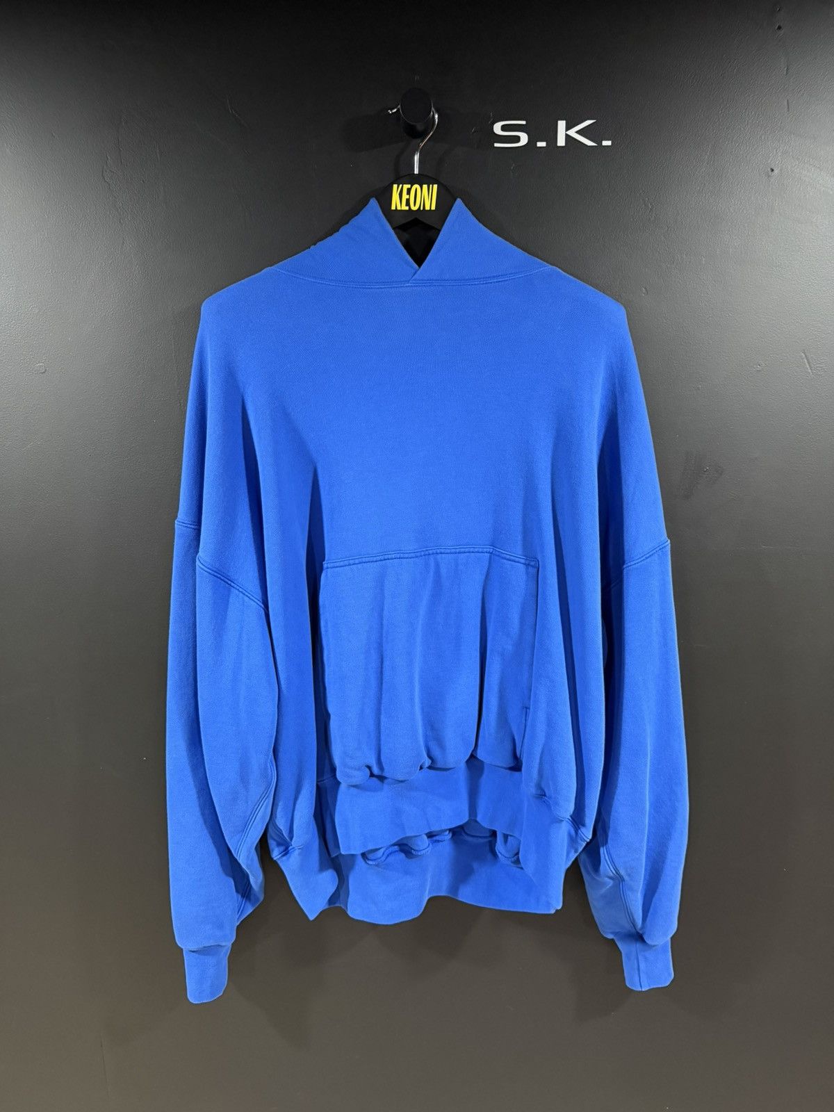 Gap × Yeezy Yeezy Gap Kanye West Blue Double Layered Perfect Hoodie XXL Size US XXL / EU 58 / 5 - 1 Thumbnail