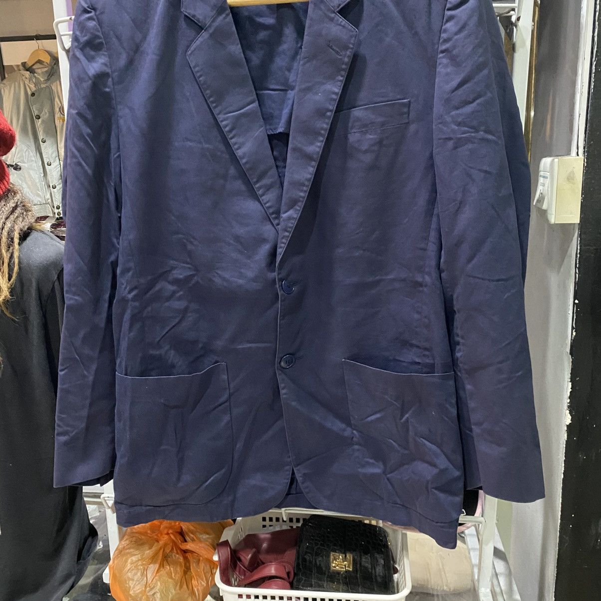 Vintage × agnes b. Agnes B Homme Paris Blazer Jackets Size 50L - 5 Thumbnail