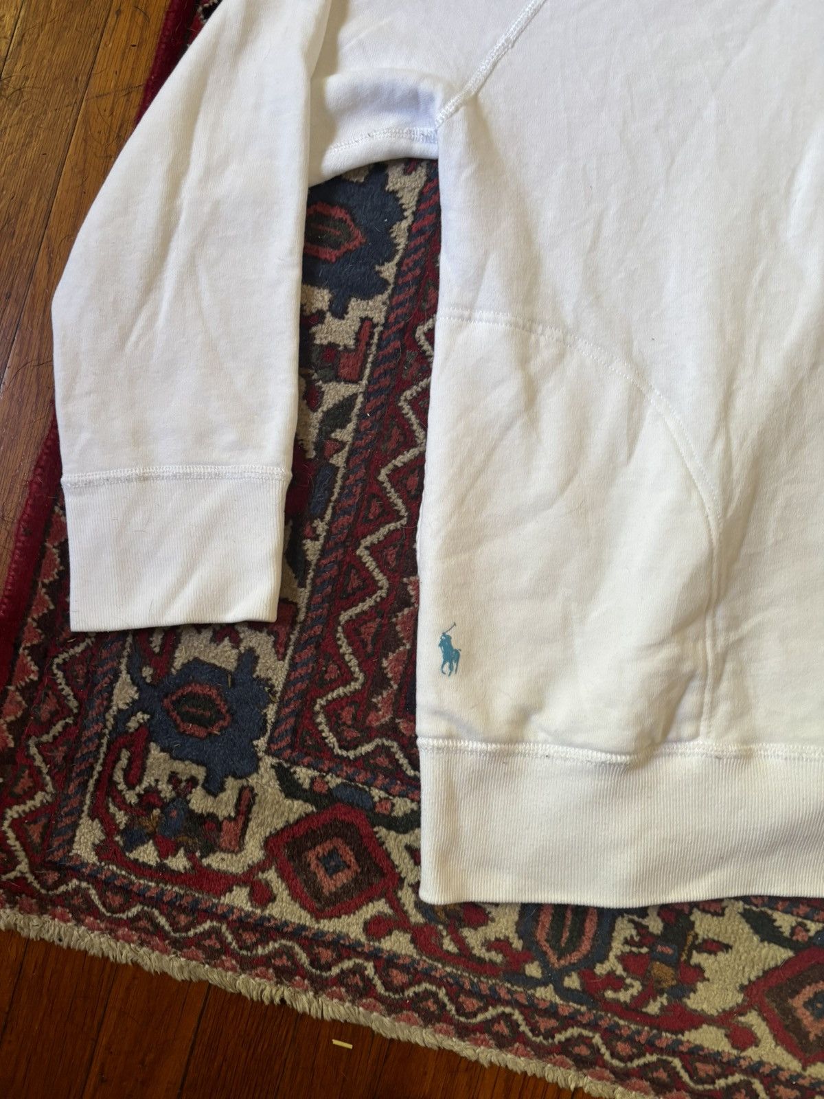 Polo Ralph Lauren Polo Ralph Lauren White Hoodie Sweatshirt - Size XL Size US XL / EU 56 / 4 - 2 Thumbnail