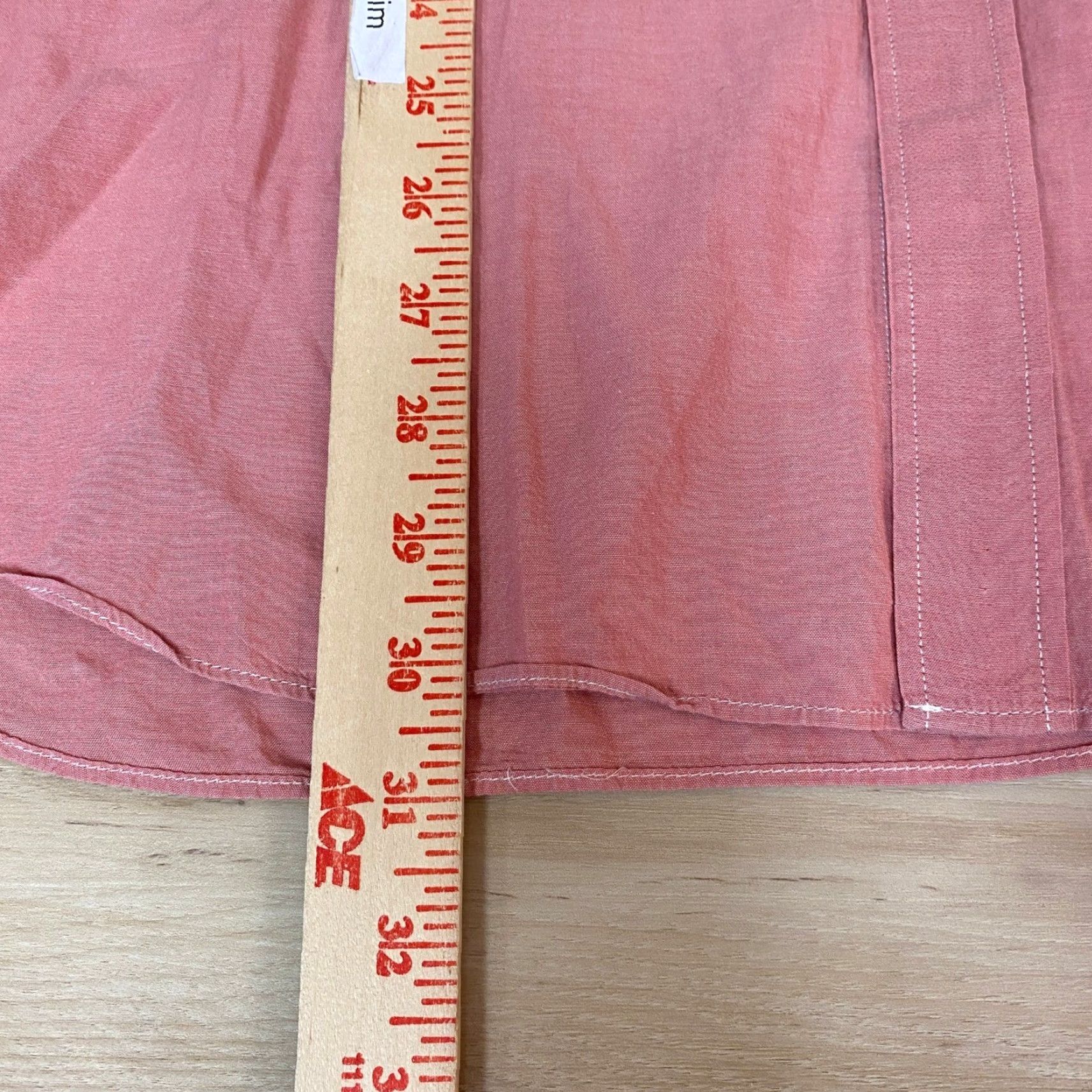 J.Crew J.Crew Chambray Shirt Mens XL Button-Up Long Sleeve Pink, Lightweight, Classic Fit, Button-Down, Cotton, Casual, Preppy Shirt Size US XL / EU 56 / 4 - 6 Thumbnail