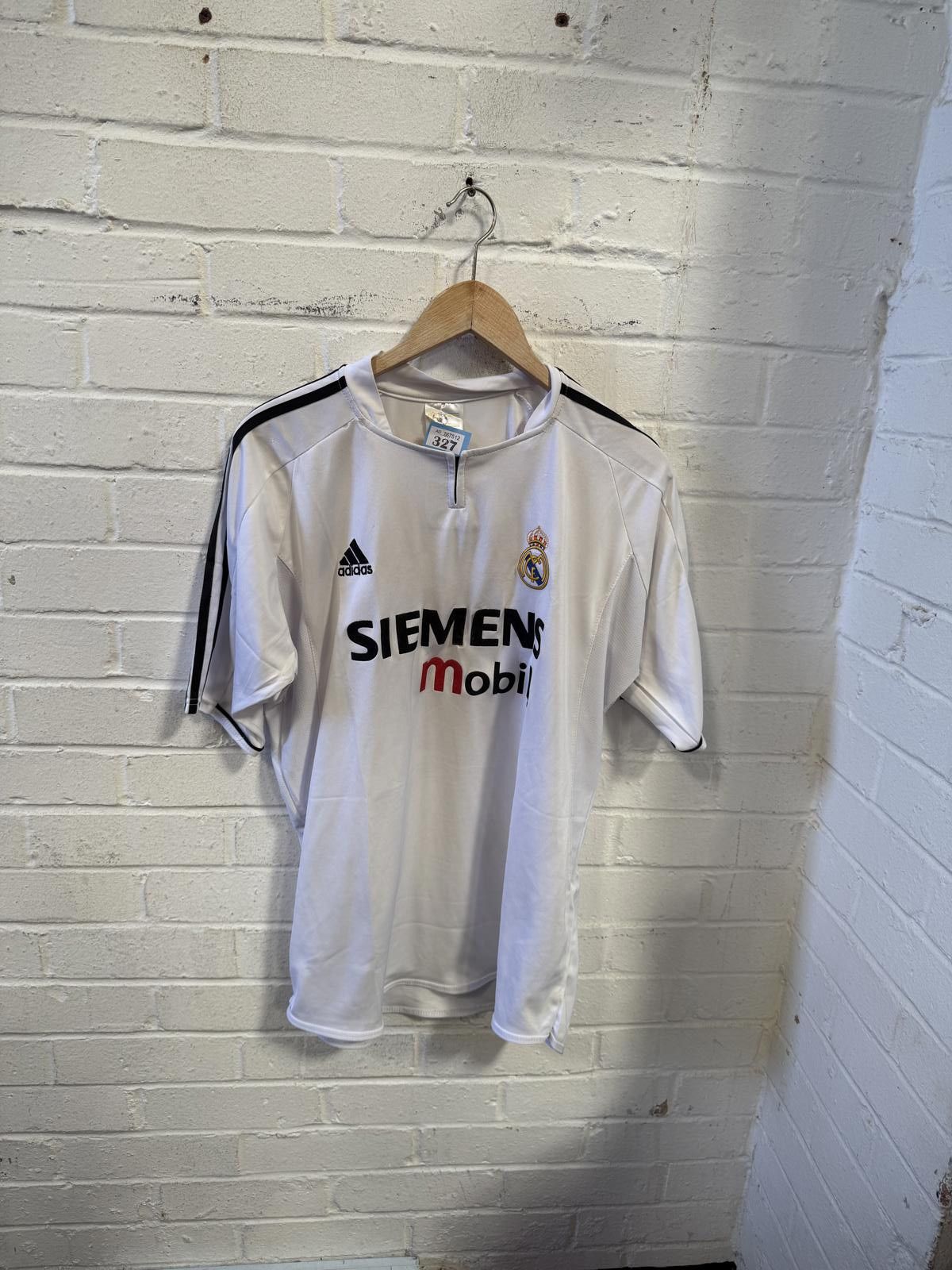 Adidas Real Madrid 2000s Replica Soccer Jersey Siemens Mobile Size ONE SIZE - 2 Thumbnail