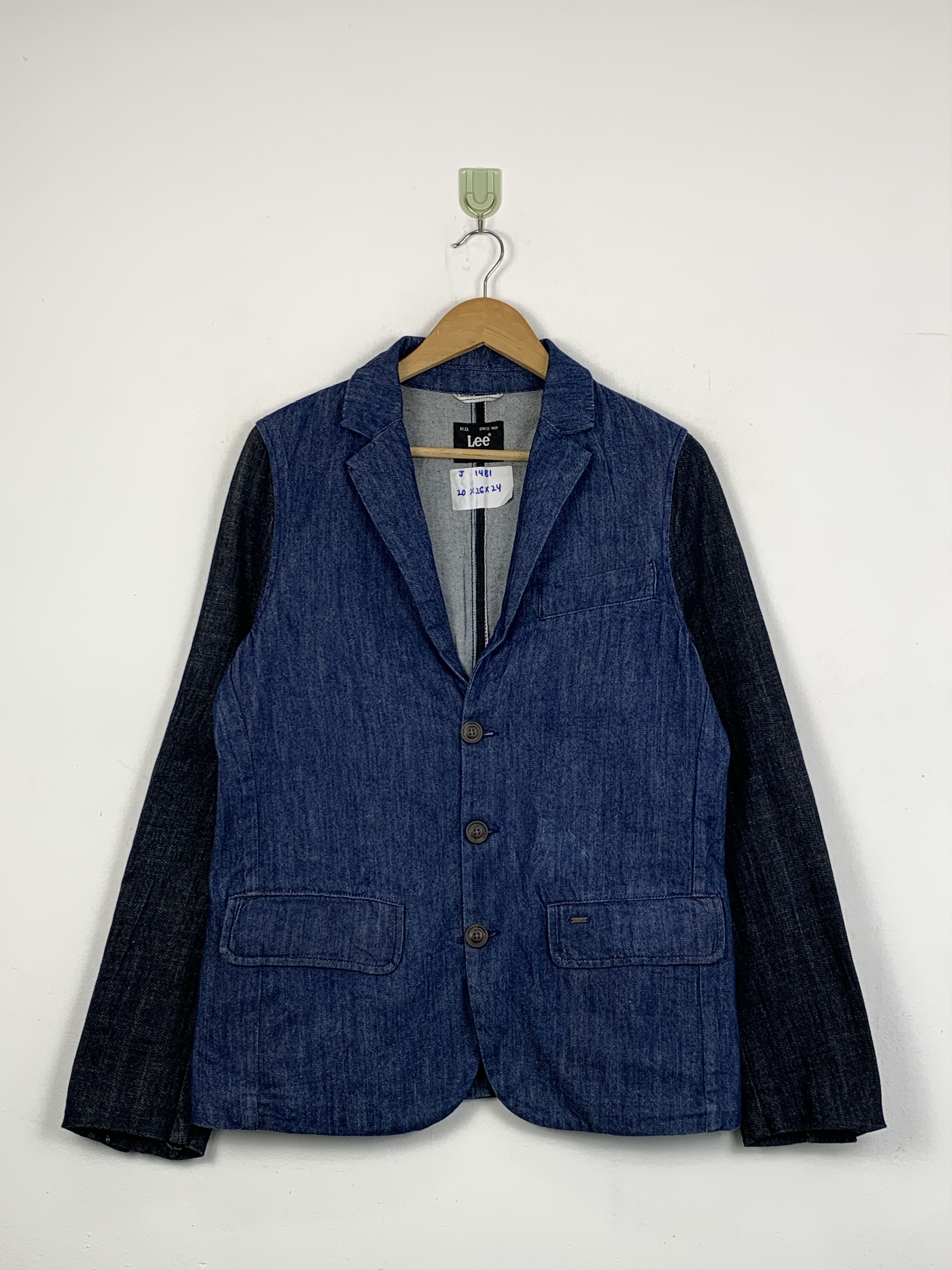 Lee Vintage Lee Workers Denim Blazer Jacket J1481 Size US S / EU 44-46 / 1 - 1 Thumbnail
