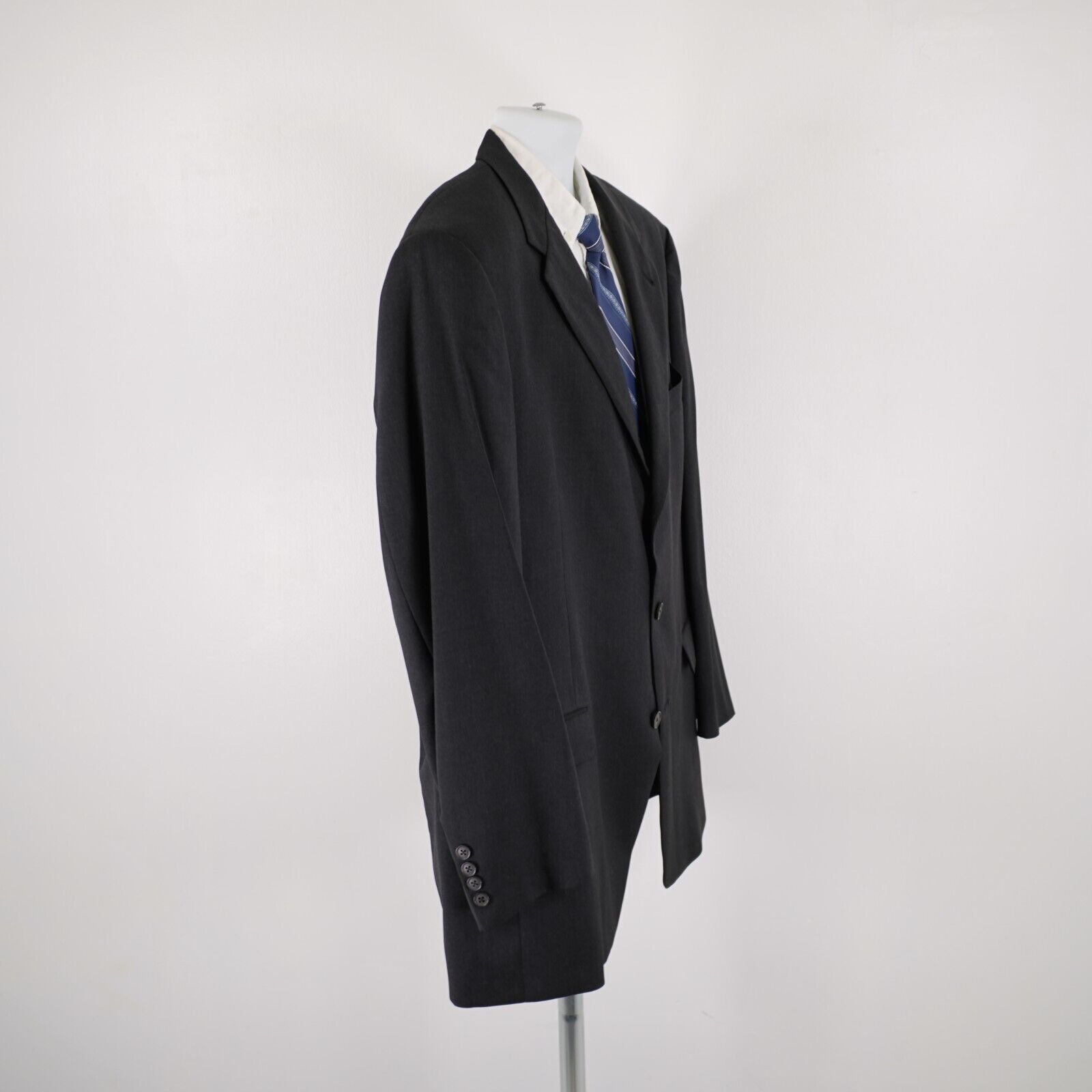Austin Reed Austin Reed Wool Gray 3 Button Suit Jacket / Blazer 46L Size 46L - 8 Thumbnail