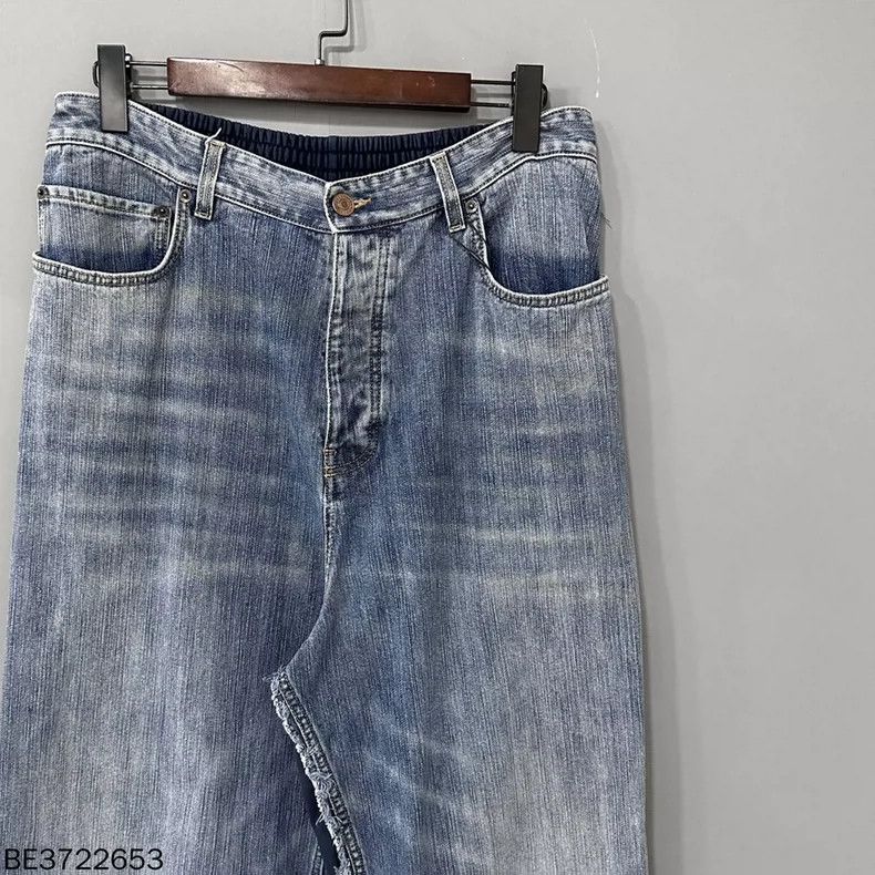 Balenciaga Balenciaga size M Patchwork old baggy jeans Size US 26 / EU 42 - 1 Thumbnail