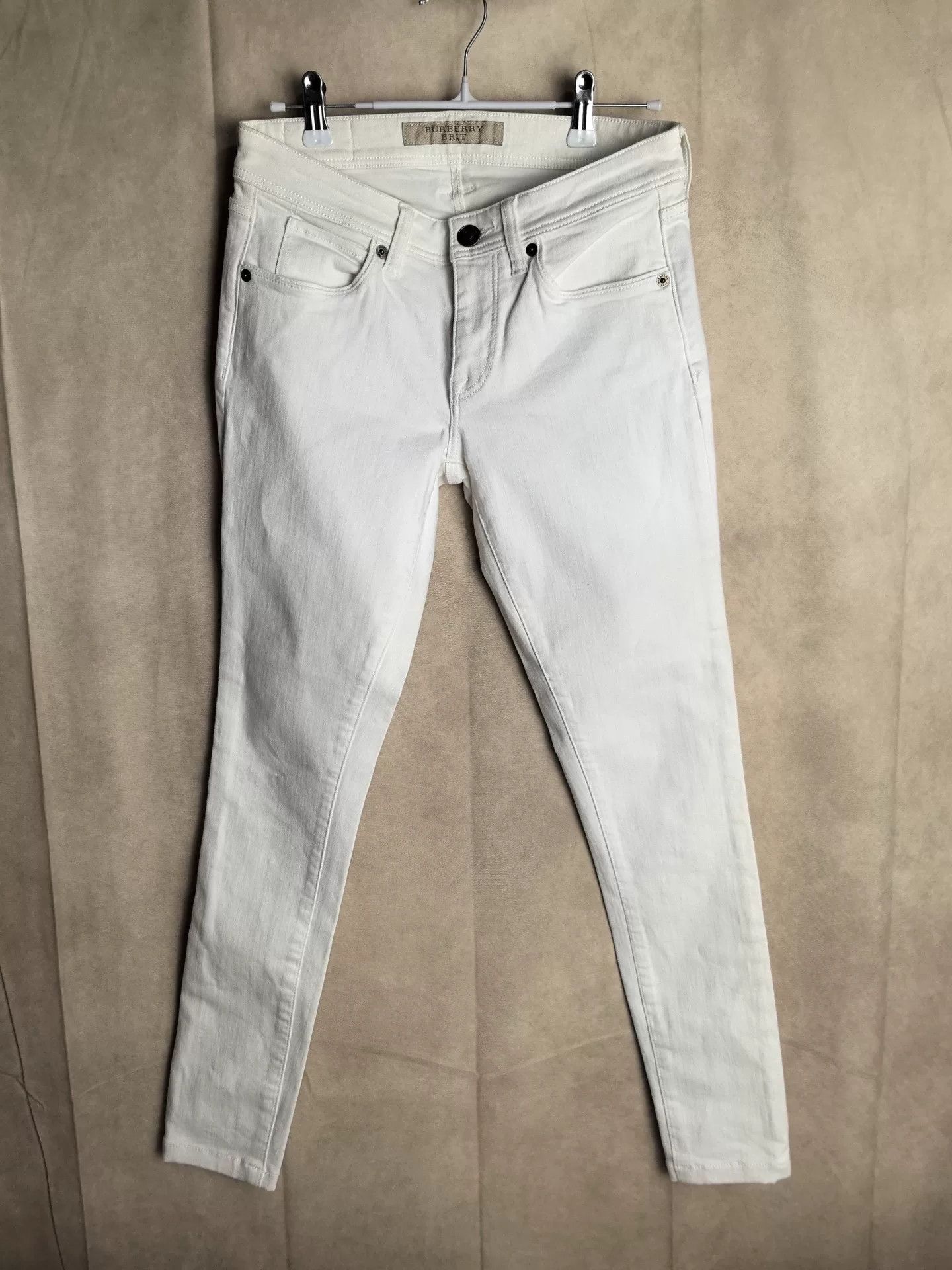 Burberry Burberry Denim White Jeans 36 Women Size 36" / US 14 / IT 50 - 1 Thumbnail