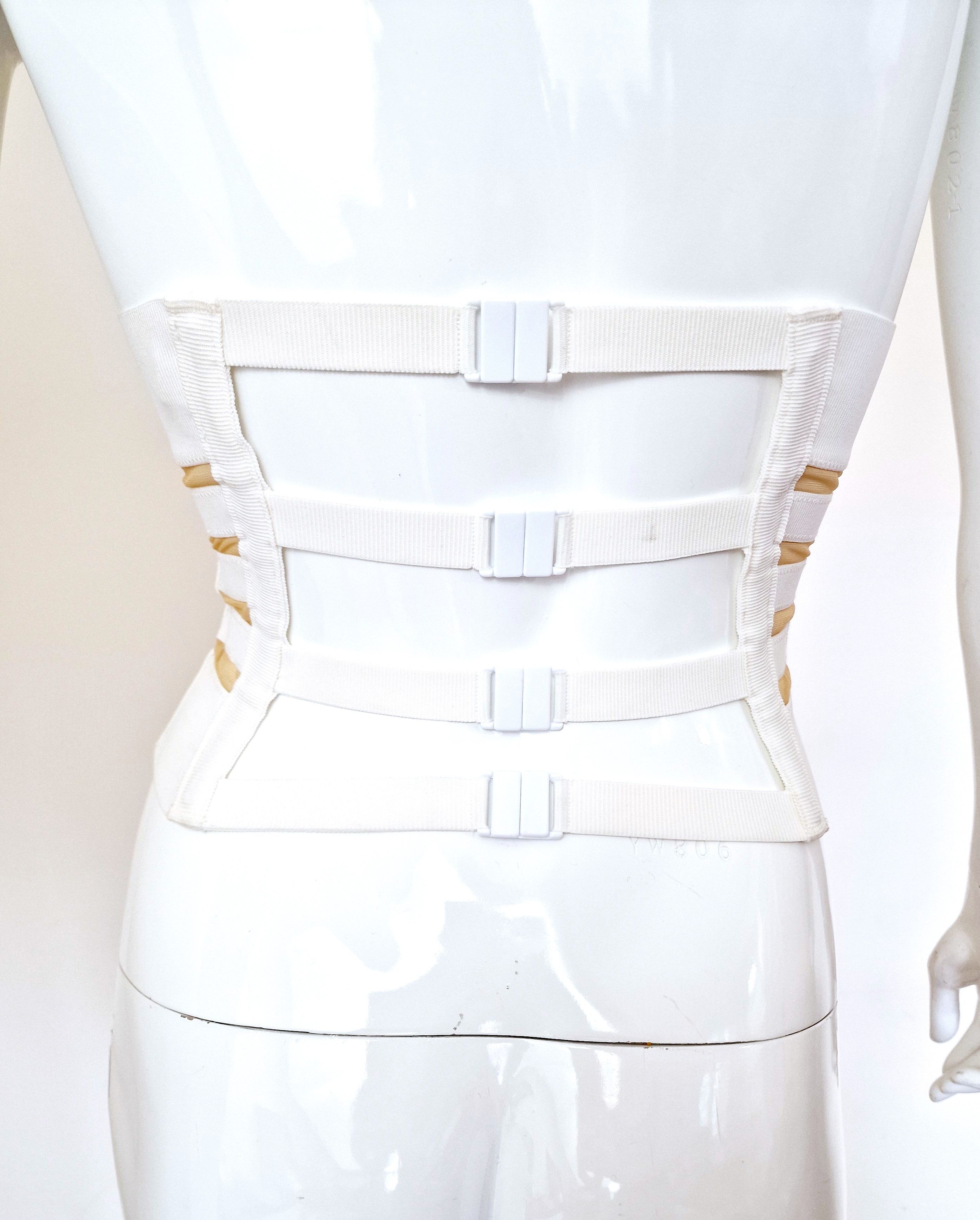 Jean Paul Gaultier Jean Paul Gaultier La Perla Cage Waist Cincher Top Corset Size M / US 6-8 / IT 42-44 - 8 Thumbnail