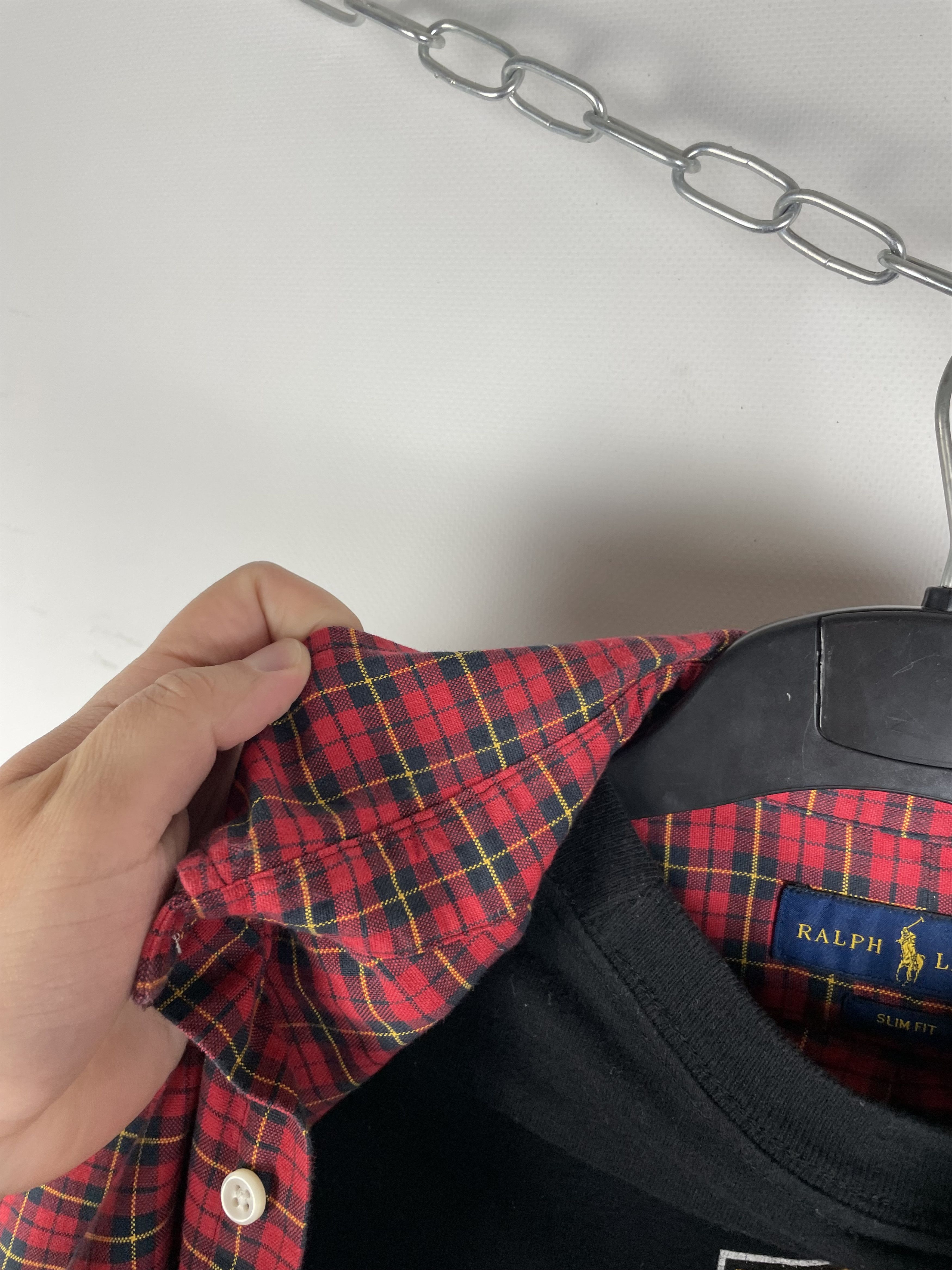 Flannel Flannel Polo Ralph Lauren Vintage Mens Plaid Shirt Size US M / EU 48-50 / 2 - 6 Thumbnail