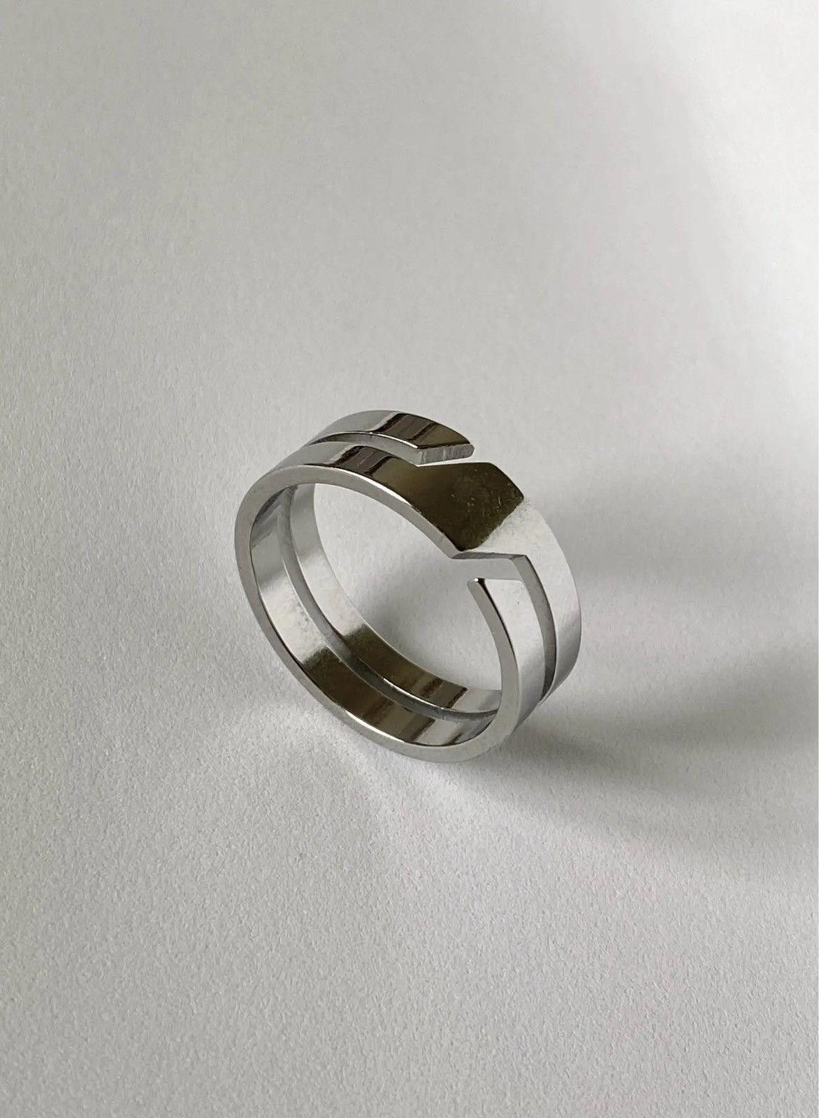 Jewelry Minimalist Stainless Steel Ring Size ONE SIZE - 2 Thumbnail