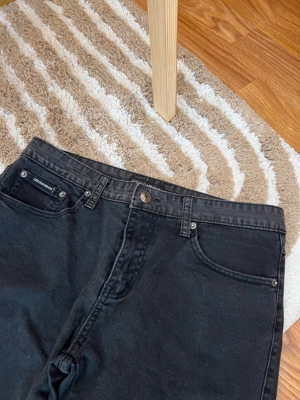 Dolce & Gabbana DOLCE GABBANA BLACK JEANS PANTS VINTAGE Size 33" - 6 Thumbnail