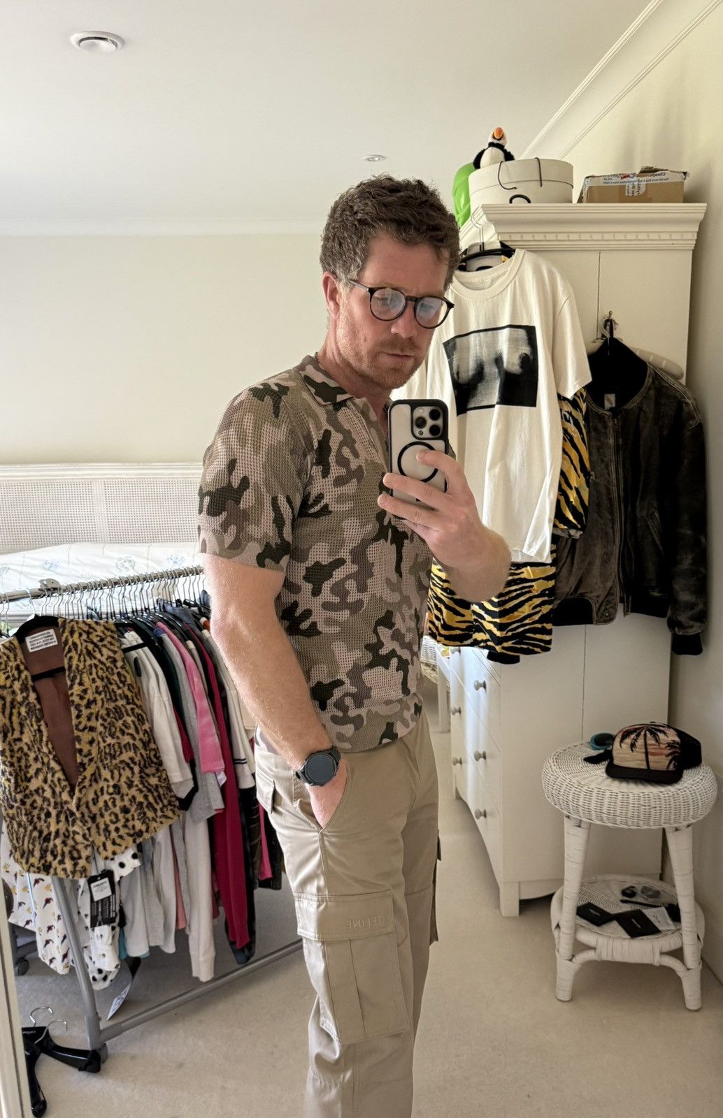 Dries Van Noten Dries Van Noten mesh camo camouflage polo shirt grail Size US M / EU 48-50 / 2 - 6 Thumbnail