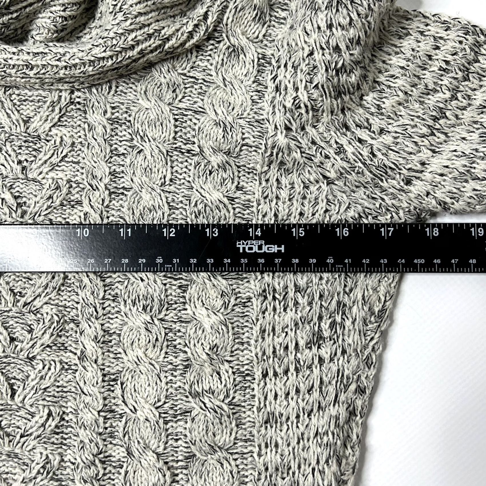 Off-White RD Style Sweater L/S Harriette Cowl Neck Small Off-White Black Womens Knit Tunic Regular Size S Size S / US 4 / IT 40 - 6 Thumbnail