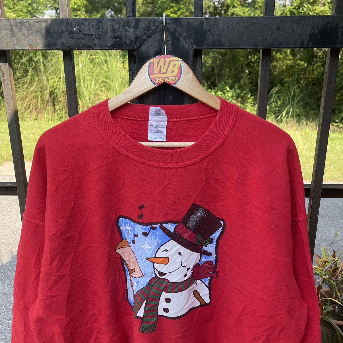 Gildan × Vintage 🔥Vintage Merry Christmas Graphic Winter Sweatshirts Size US L / EU 52-54 / 3 - 2 Thumbnail