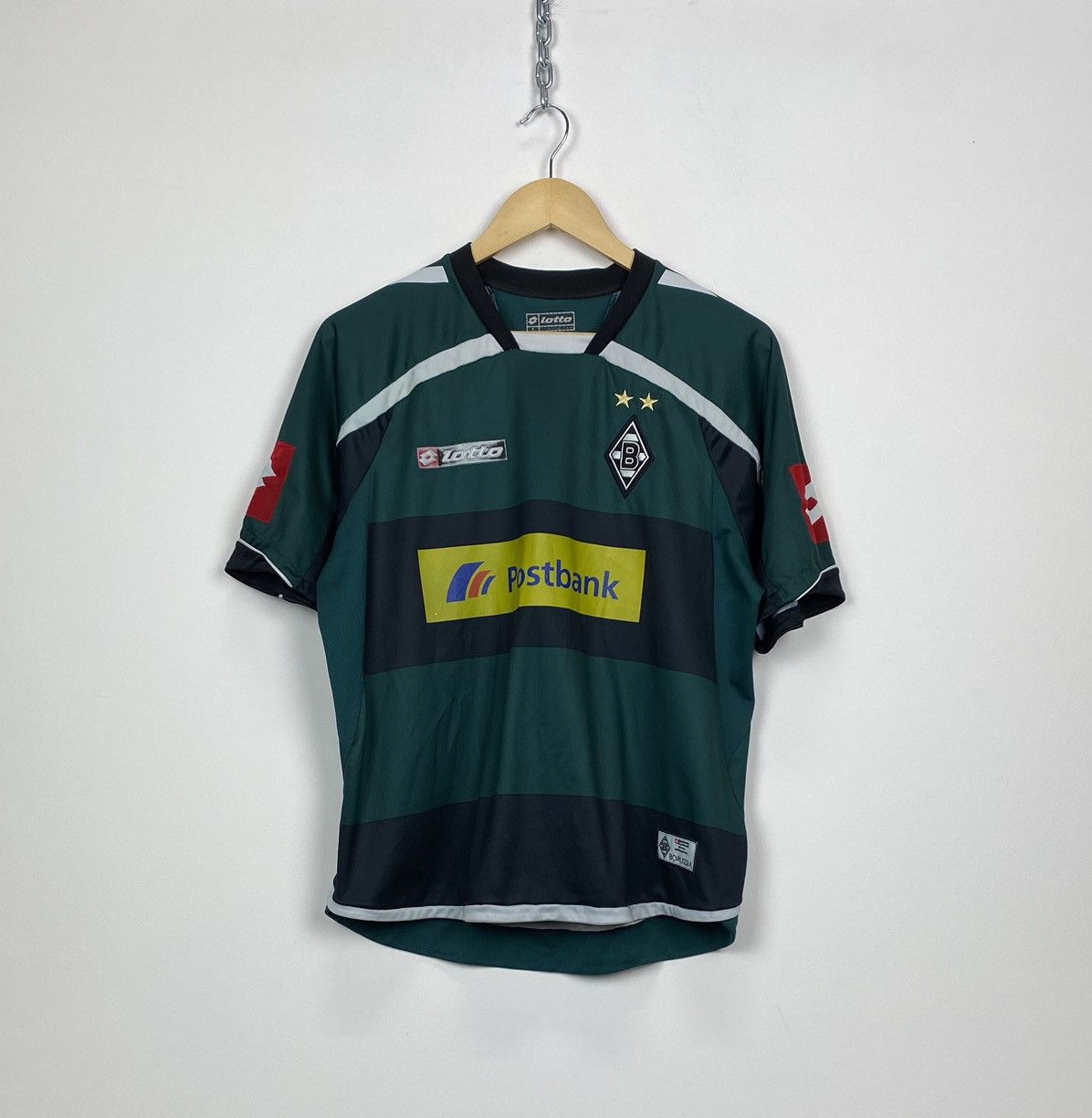 Lotto Sport BORUSSIA MONCHENGLADBAH LOTTO FOOTBALL SOCCER JERSEY SHIRT Size US S / EU 44-46 / 1 - 1 Thumbnail