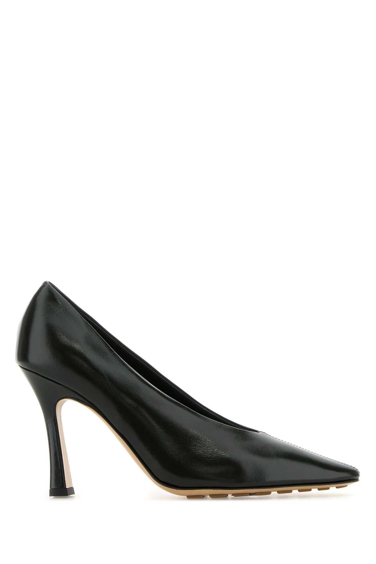 Bottega Veneta Dark Green Leather Sofia Pumps Size US 8.5 / IT 38.5 - 1 Thumbnail