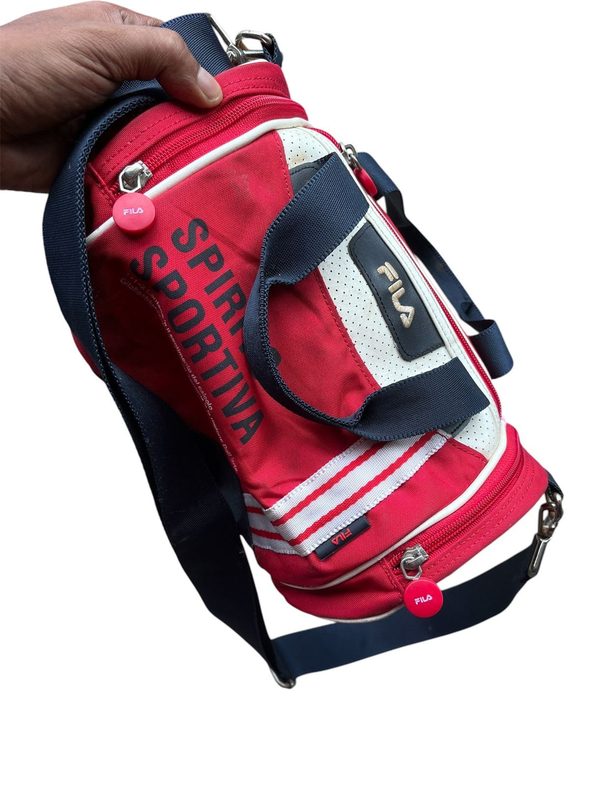 Fila VTG 2007 Fila "Spirito Sportivo" Mini Duffle Sling Bag Y2K Size ONE SIZE - 2 Thumbnail