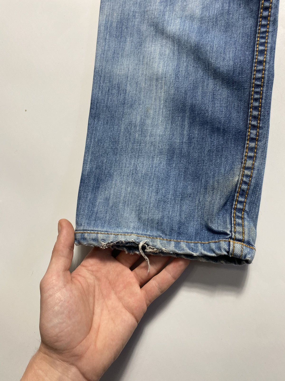 Dolce & Gabbana × Vintage Vintage Dolce Gabbana Washed Denim Distressed Y2K Retro 00s Size US 32 / EU 48 - 14 Thumbnail